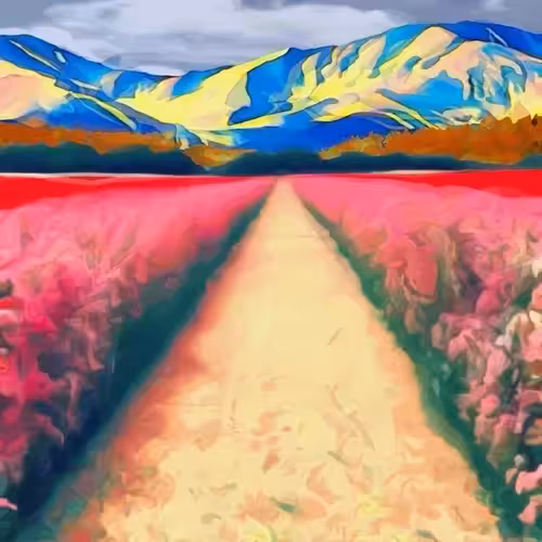 Generated Glitch Landscape #243