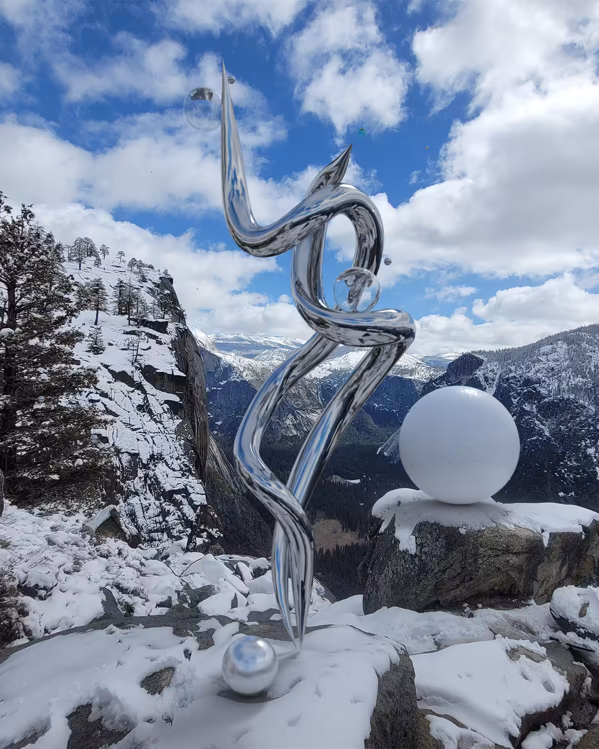 Sculpture found in the Mountains