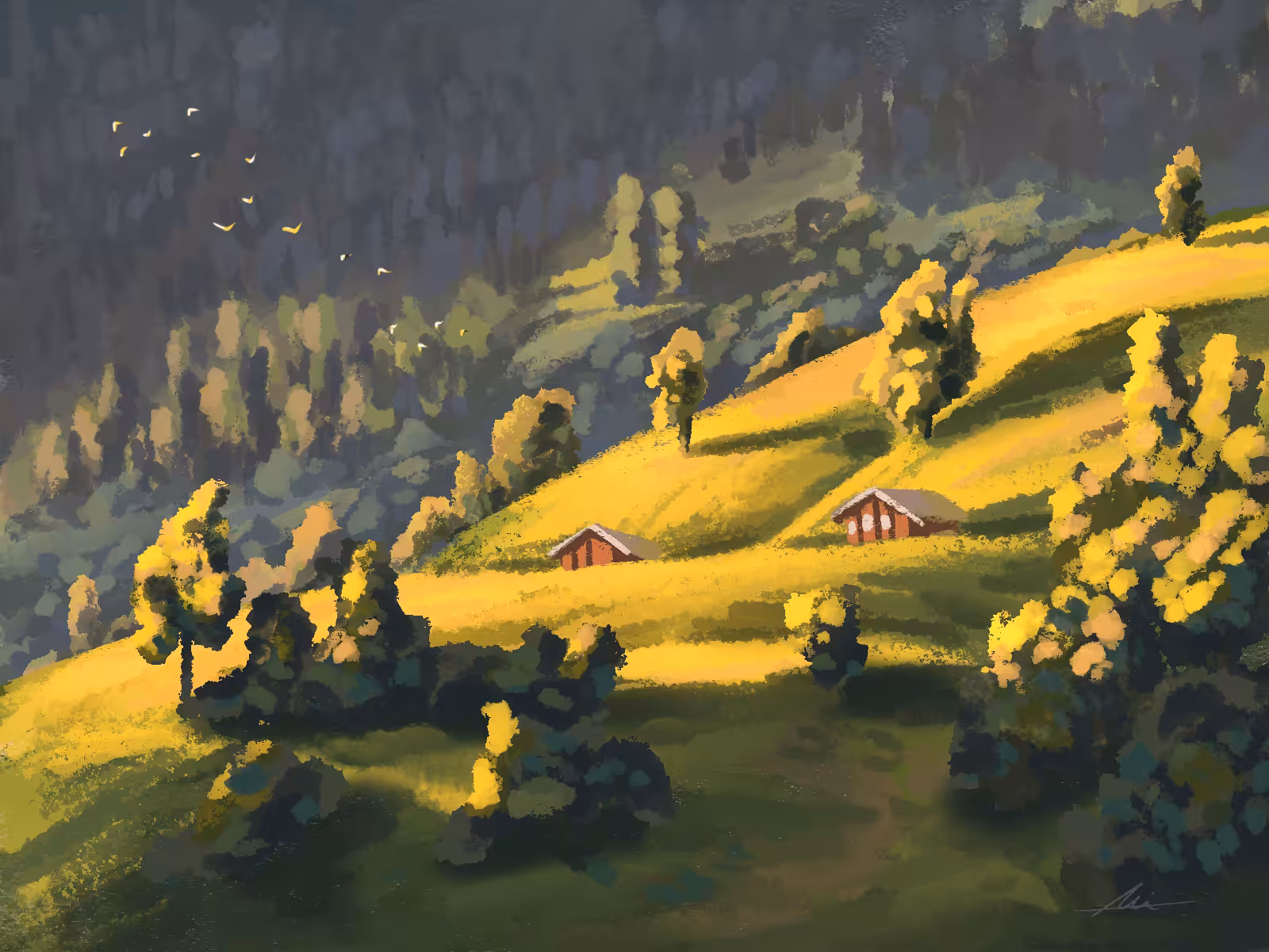 Posttoyou : On the hill 
