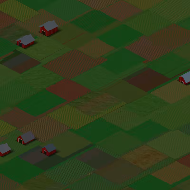 RED FARMS IN A QUIET COUNTY #12