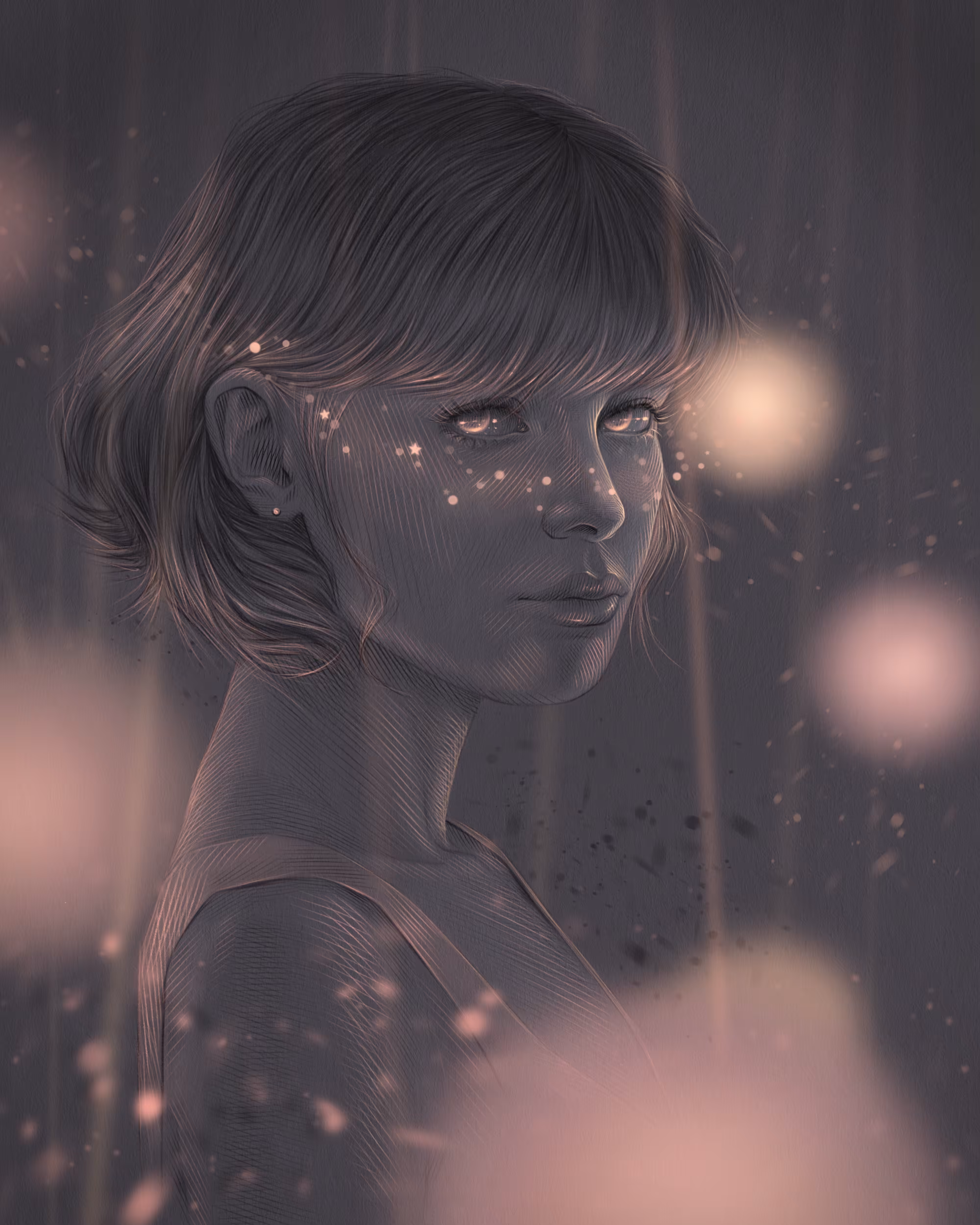 Light in the eyes