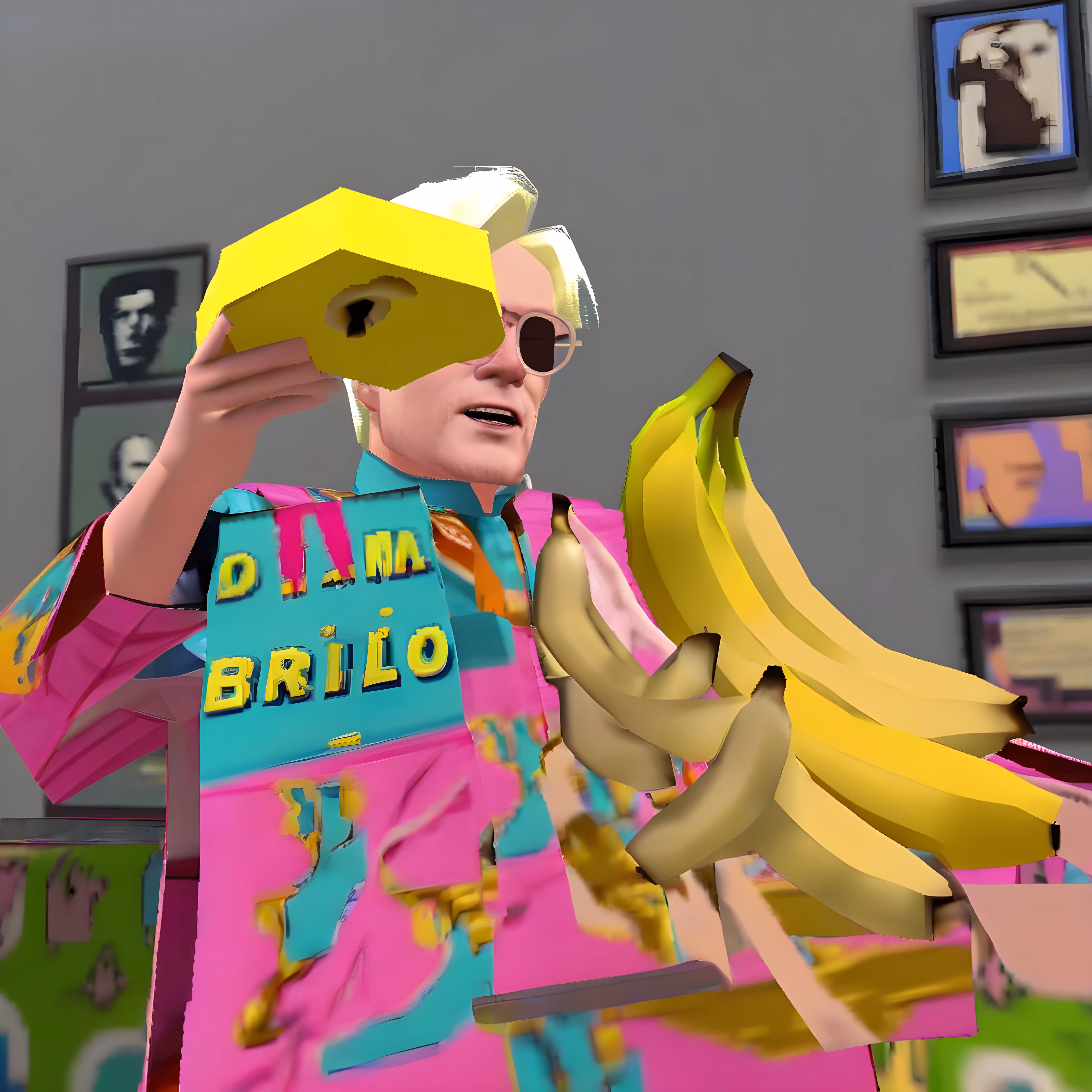  Warhol fumbles the bananas