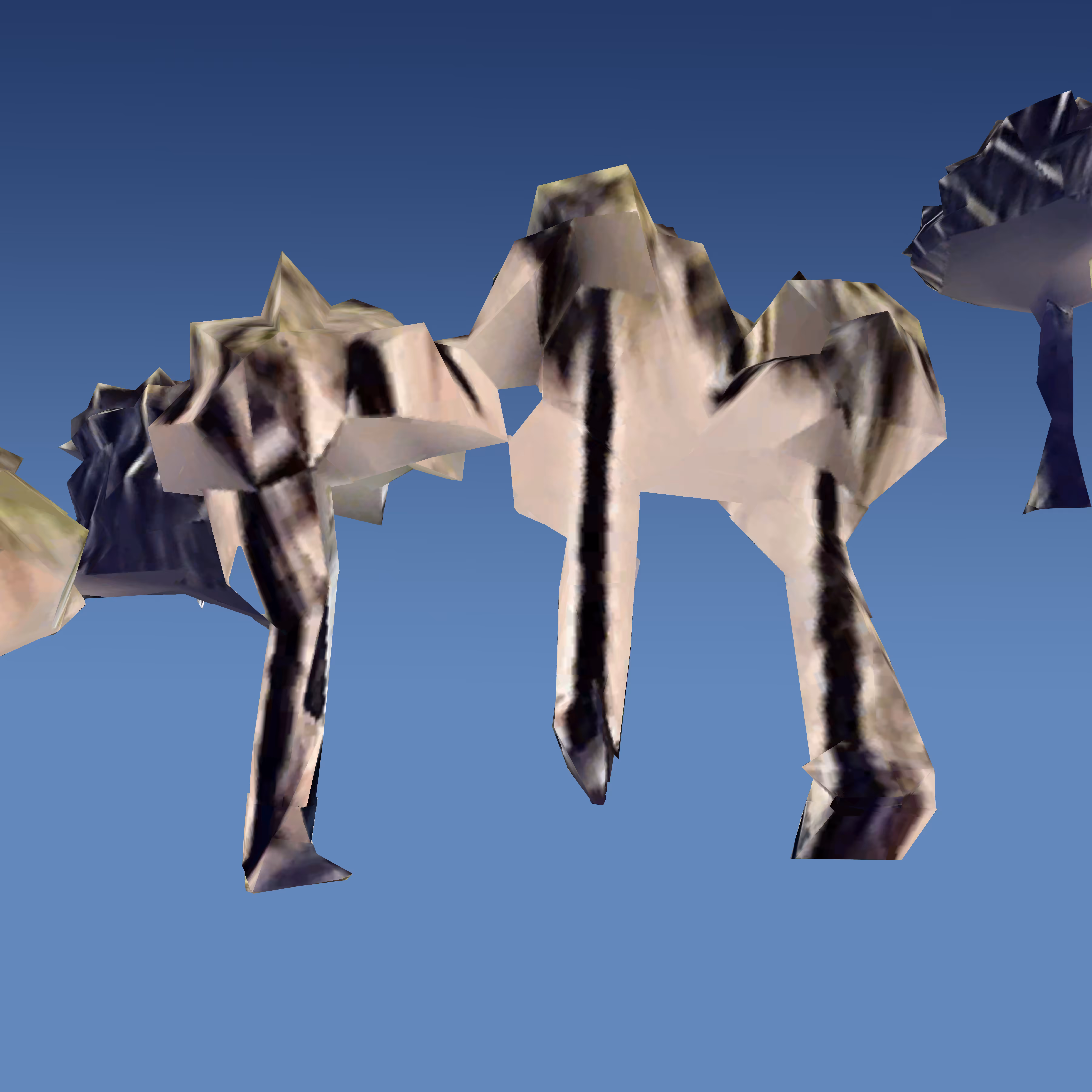 a small collection of trees (on the beach, with ascent #17)