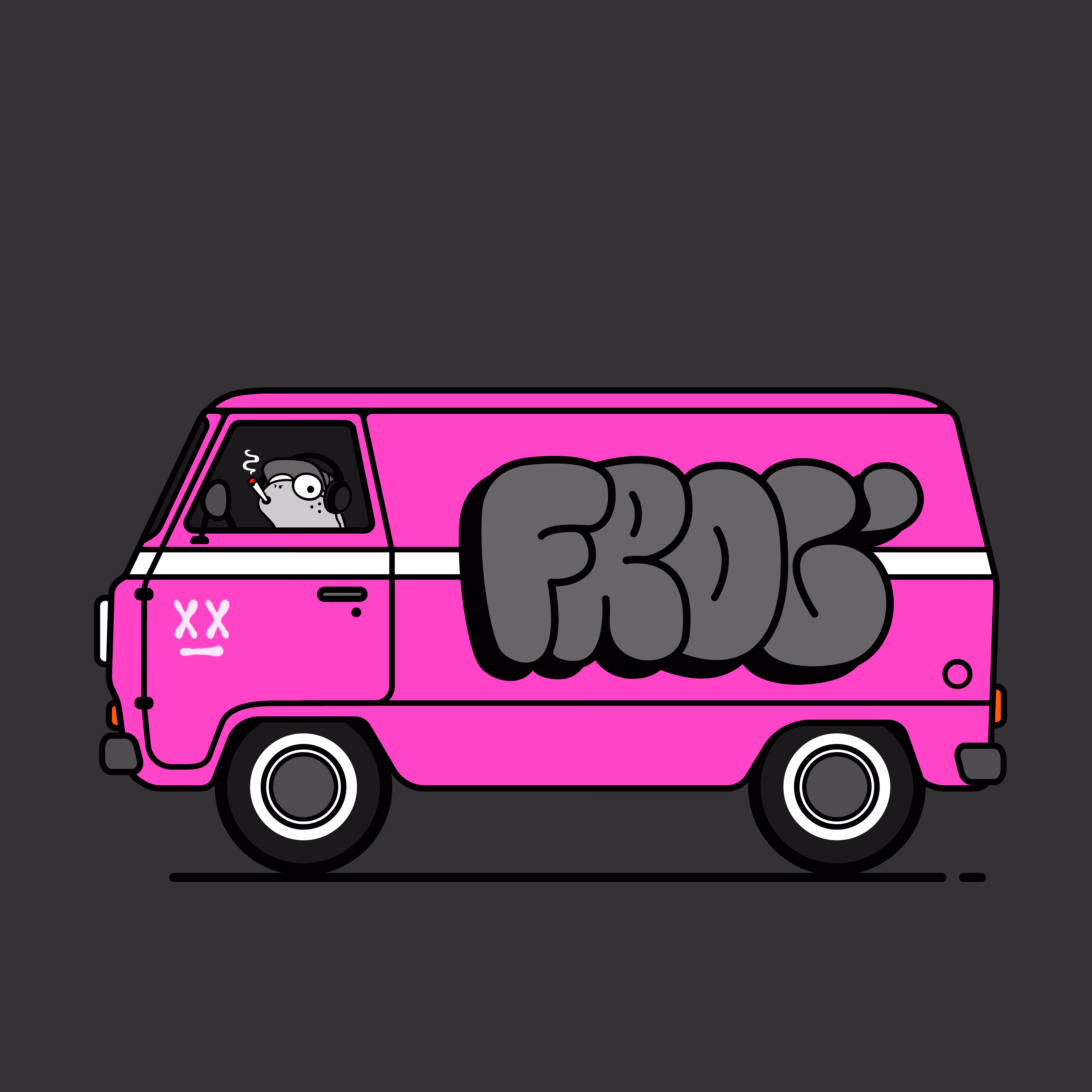 Lazy Frogs On The Road #112