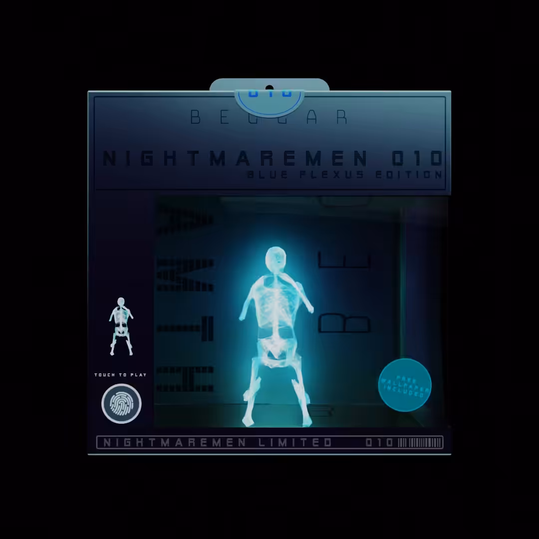 010 Blue Plexus Nightmaremen collectible