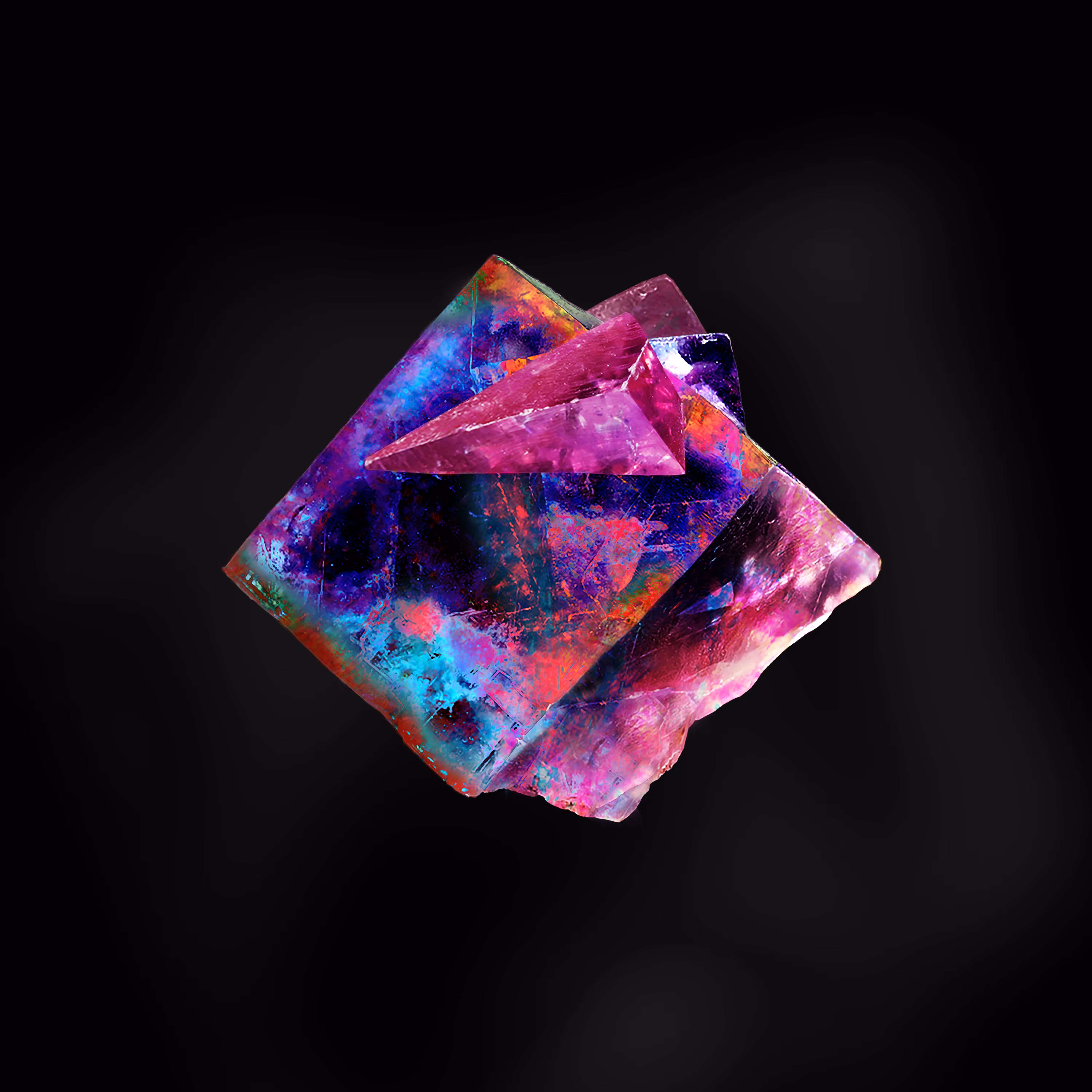 Spanish Australian American (Fluorite & Australian Opal)