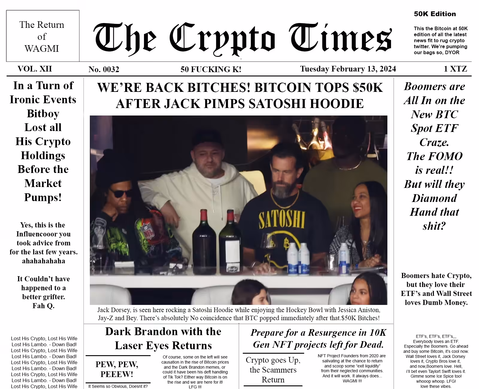 The Crypto Times 0032 - Bitcoin Hits $50k