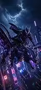 Dark Dragon Knight: The Guardian of Neon City