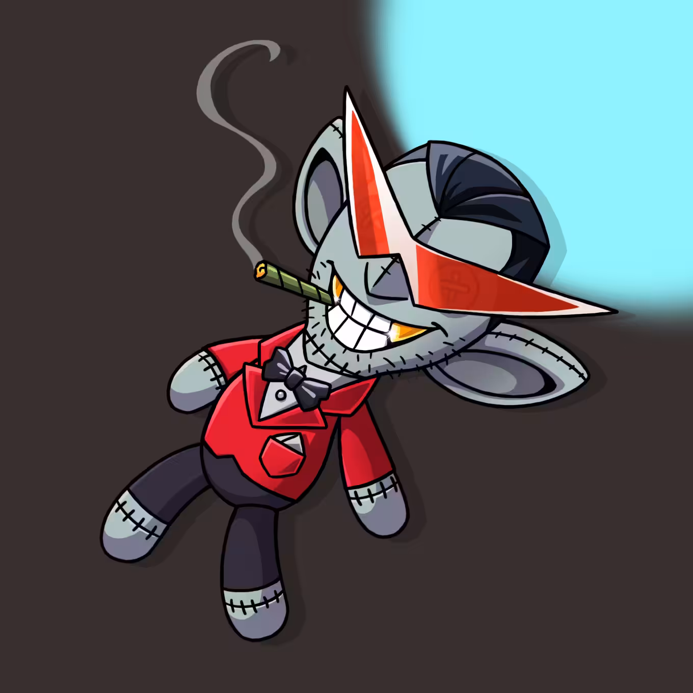 #3218 Sneaky Vampire Teddy