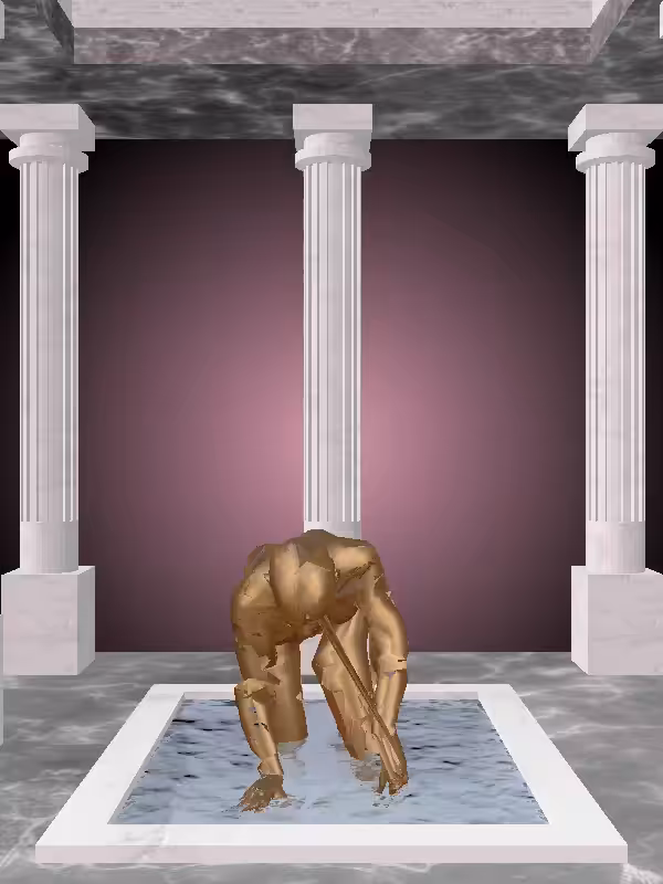 HeavenComputer: The Crawling Old Bronze Woman #2030