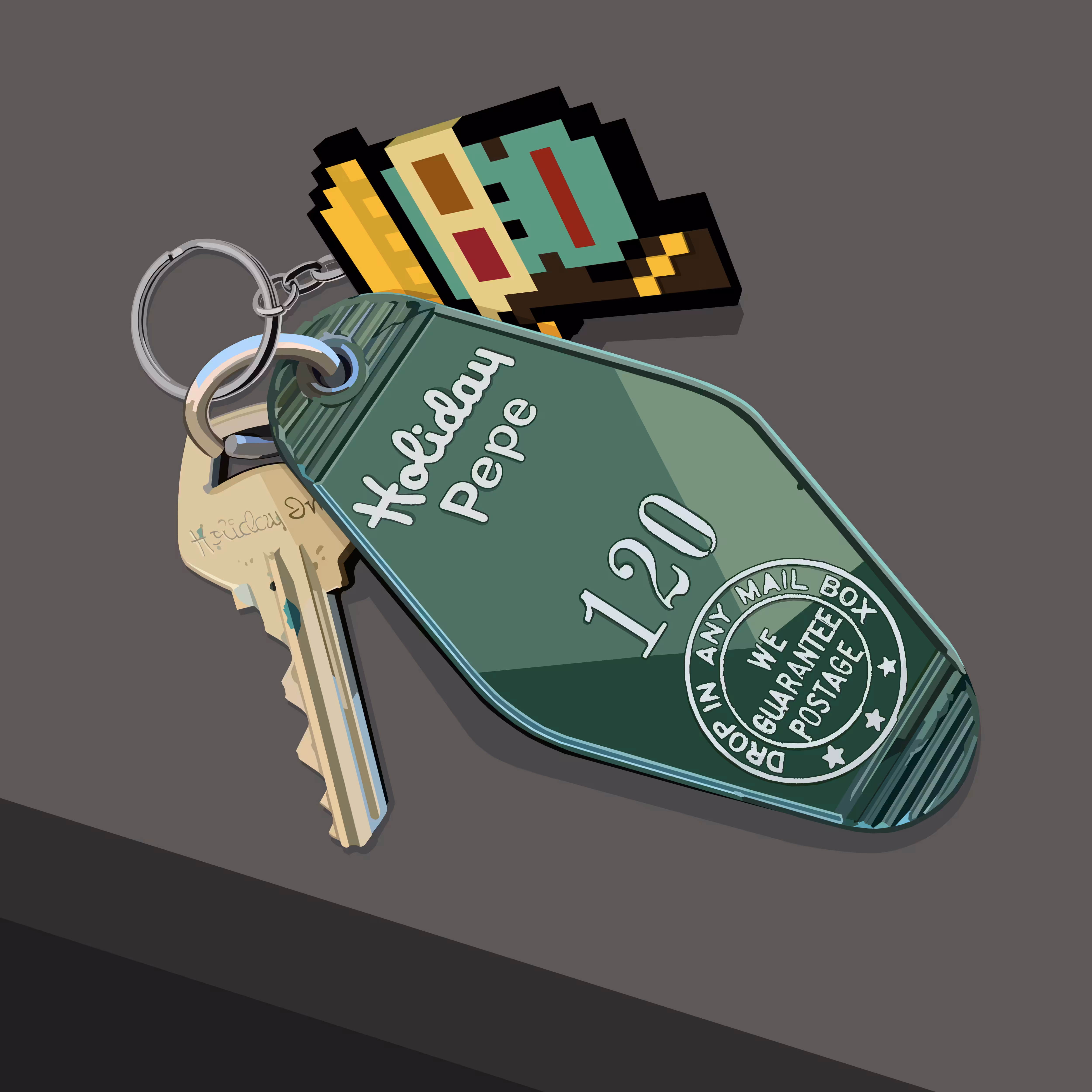 THE LONG FLIGHT - FEELS LONG MAN: GARDNER 1990 - HOTEL KEY
