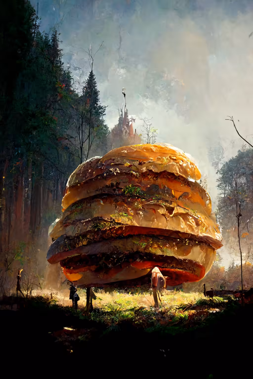 Mini Foods: Burger Forest