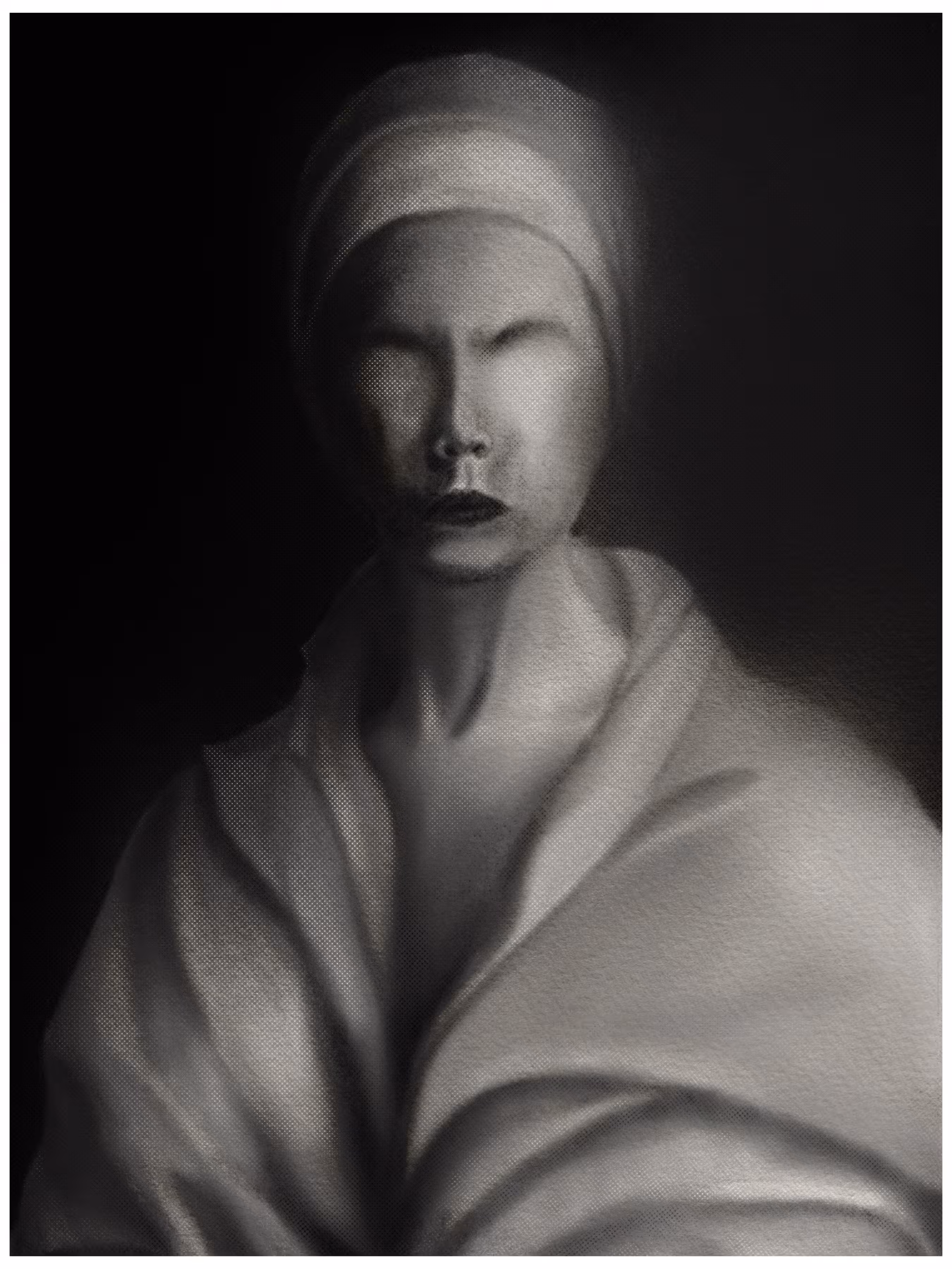 The Lady and White Cloth