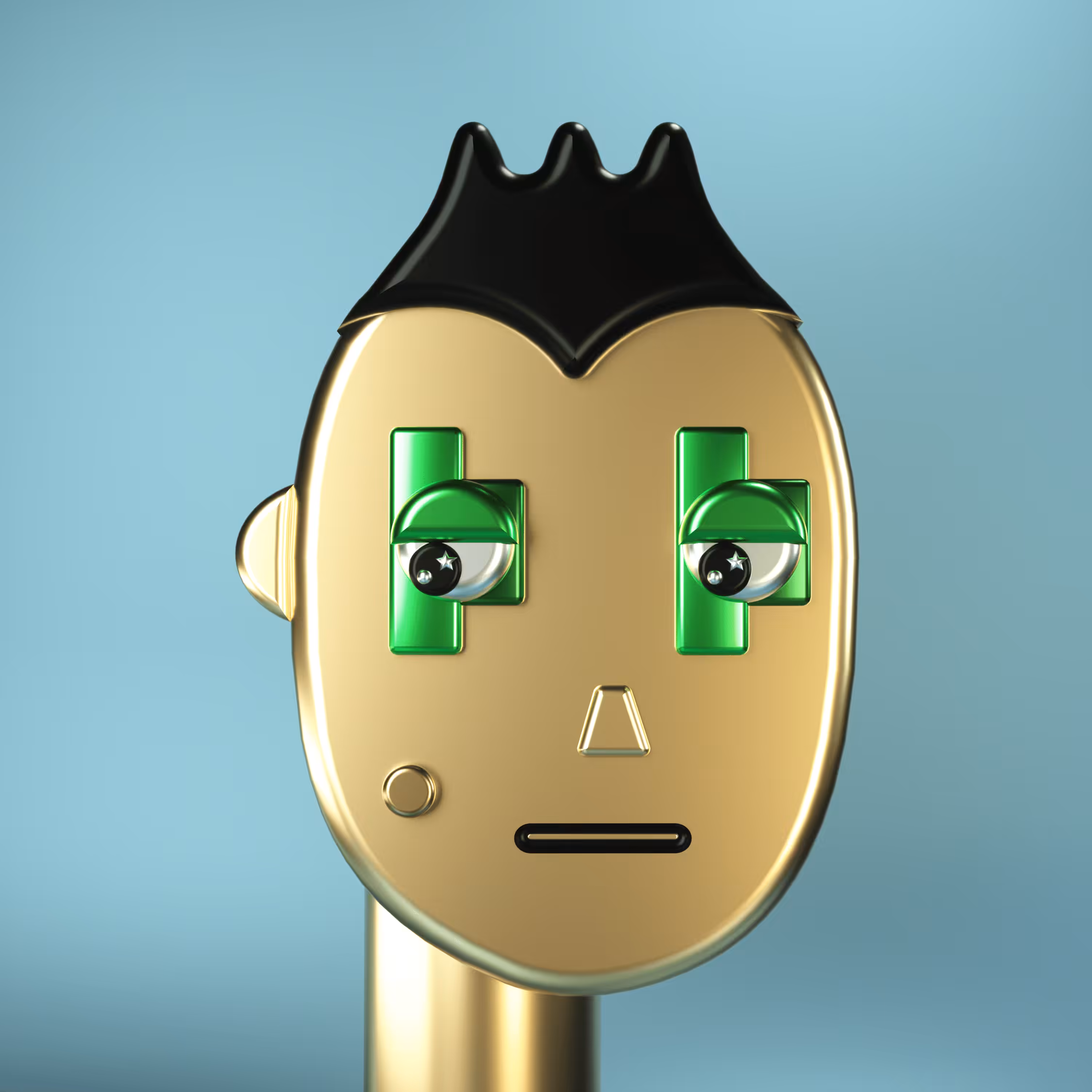 3D Chrome Punks: 3D Chrome Punk #170