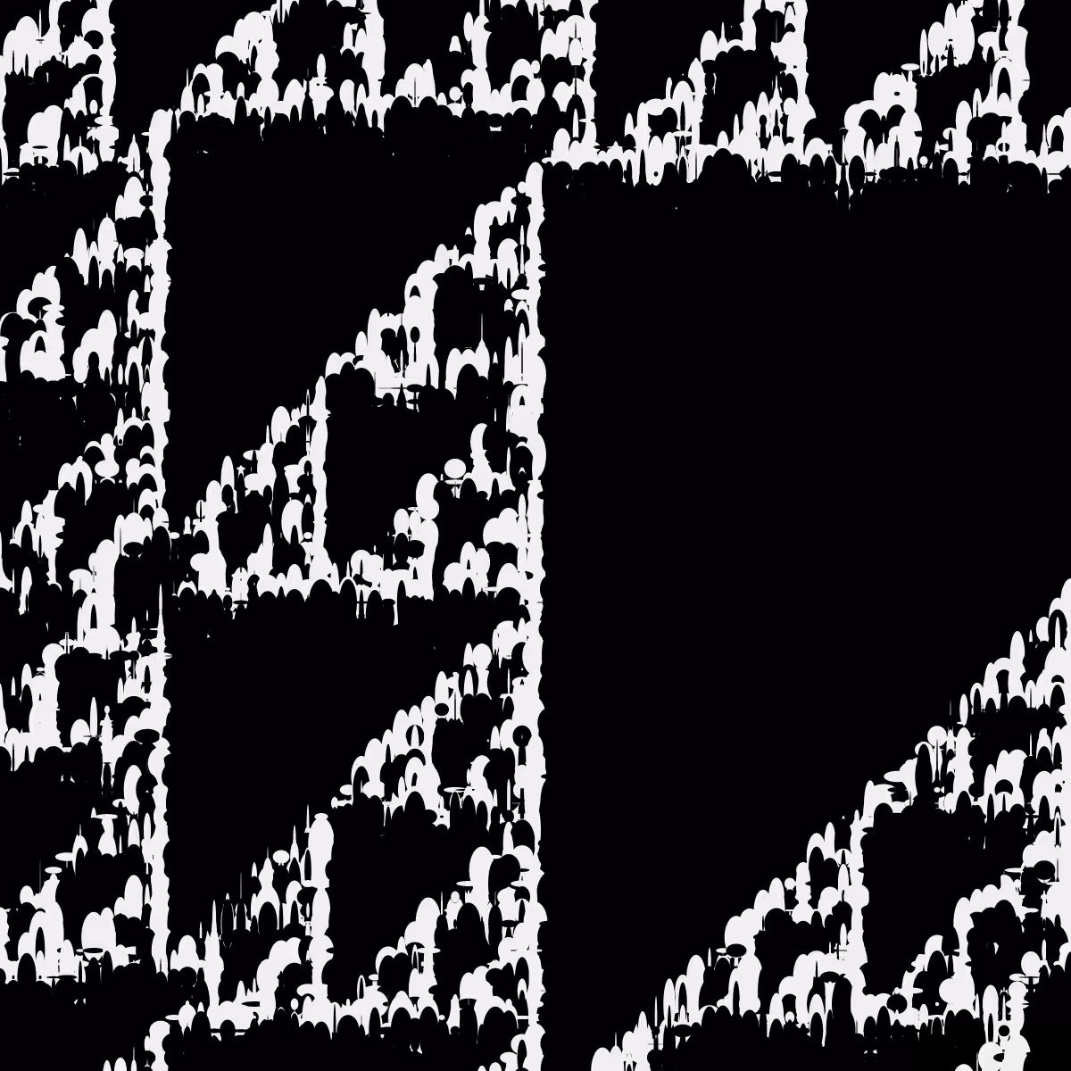 ElementaryCellularAutomatonMadeOfEllipses #9