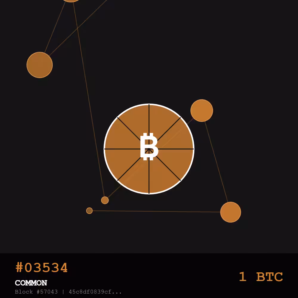 Bitcoin Pizza Genesis: 10K — COMMON Edition | May 22, 2010 - The Day Everything Changed