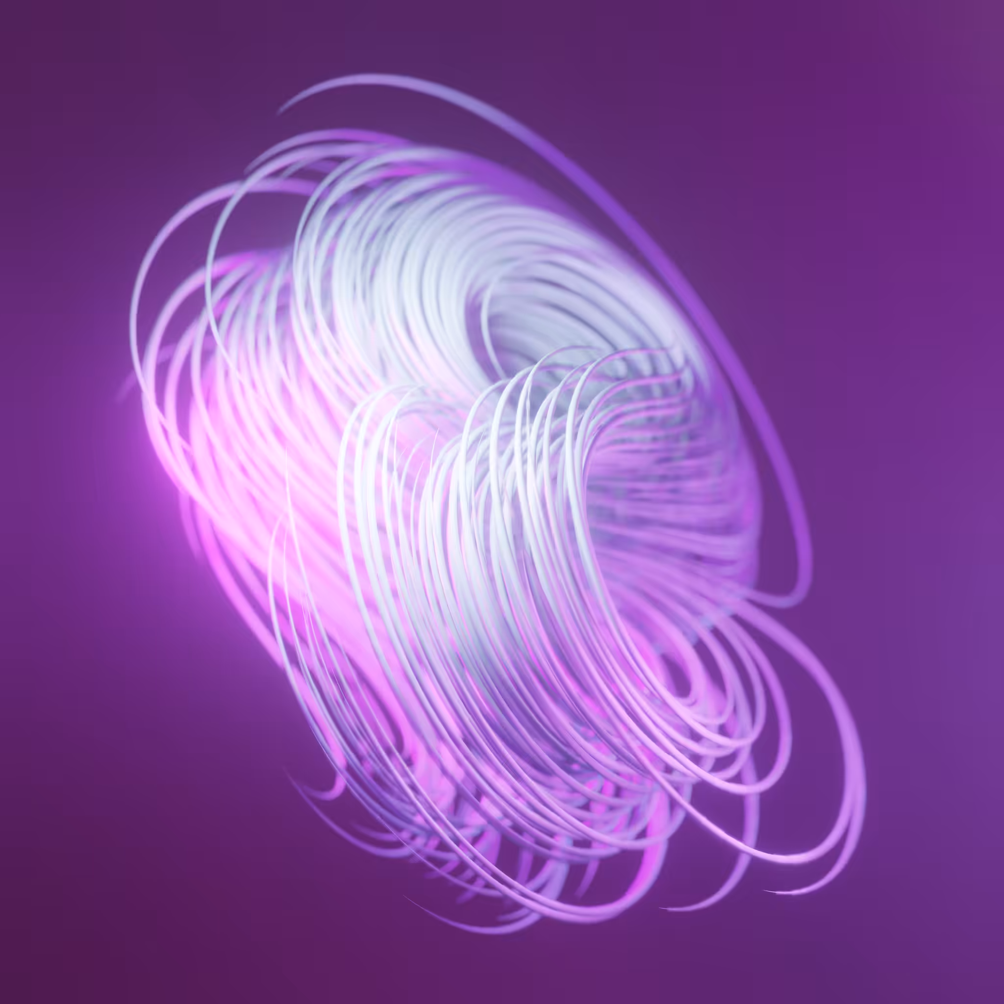 Neon Nosé-Hoover Attractor #1