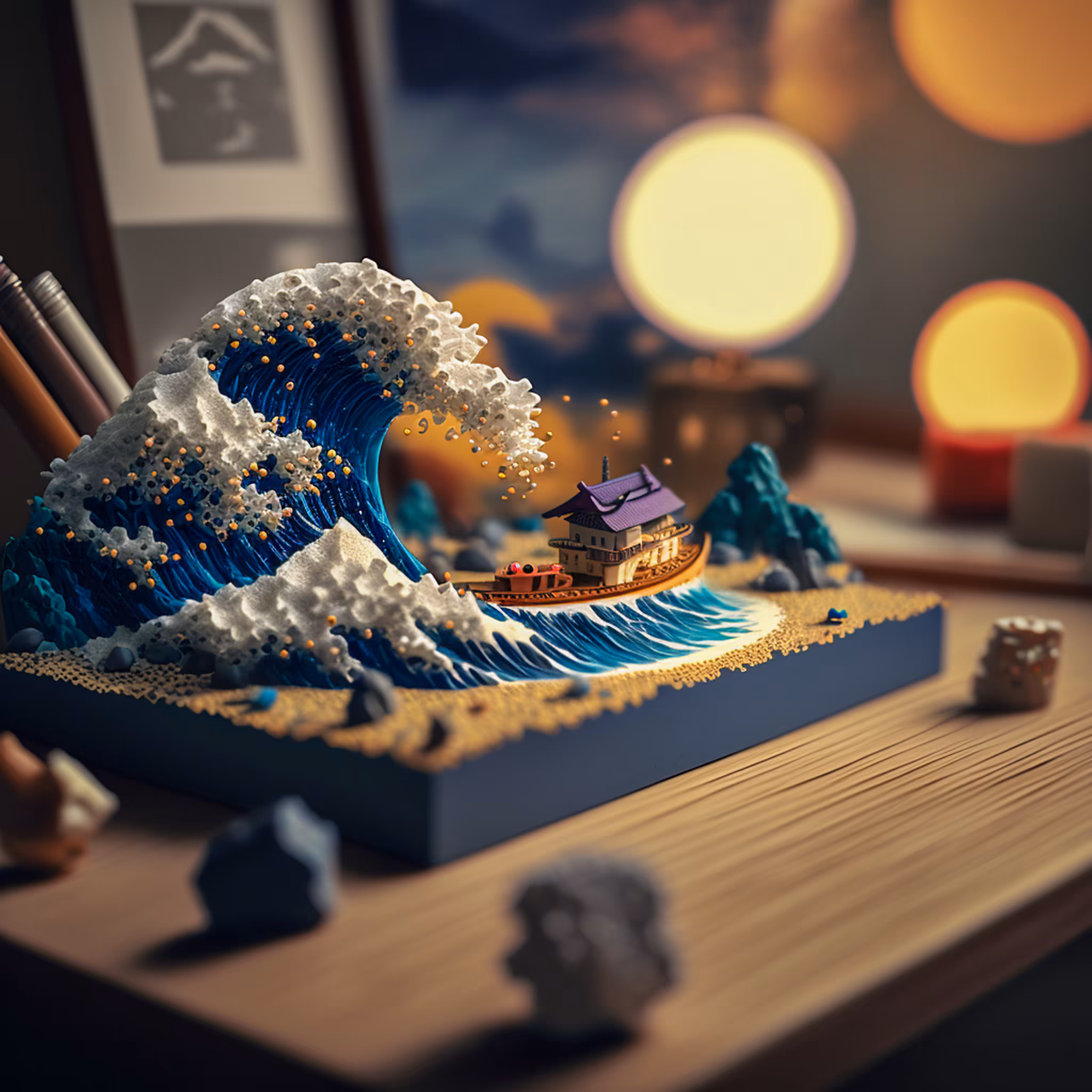 Dioramas - The Great Wave : 16