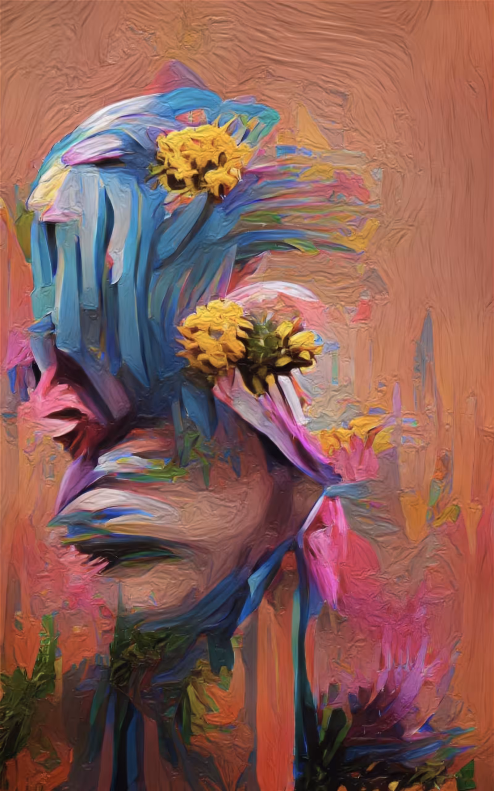 Flowers and People #5