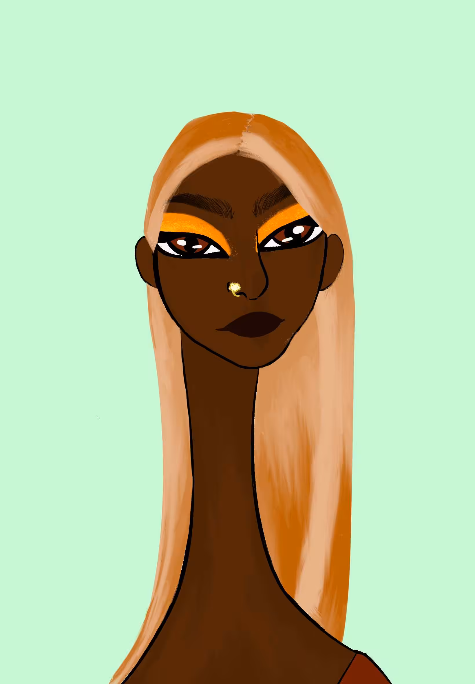 Long Neckie Ladies: Long Neckie Lady #1259