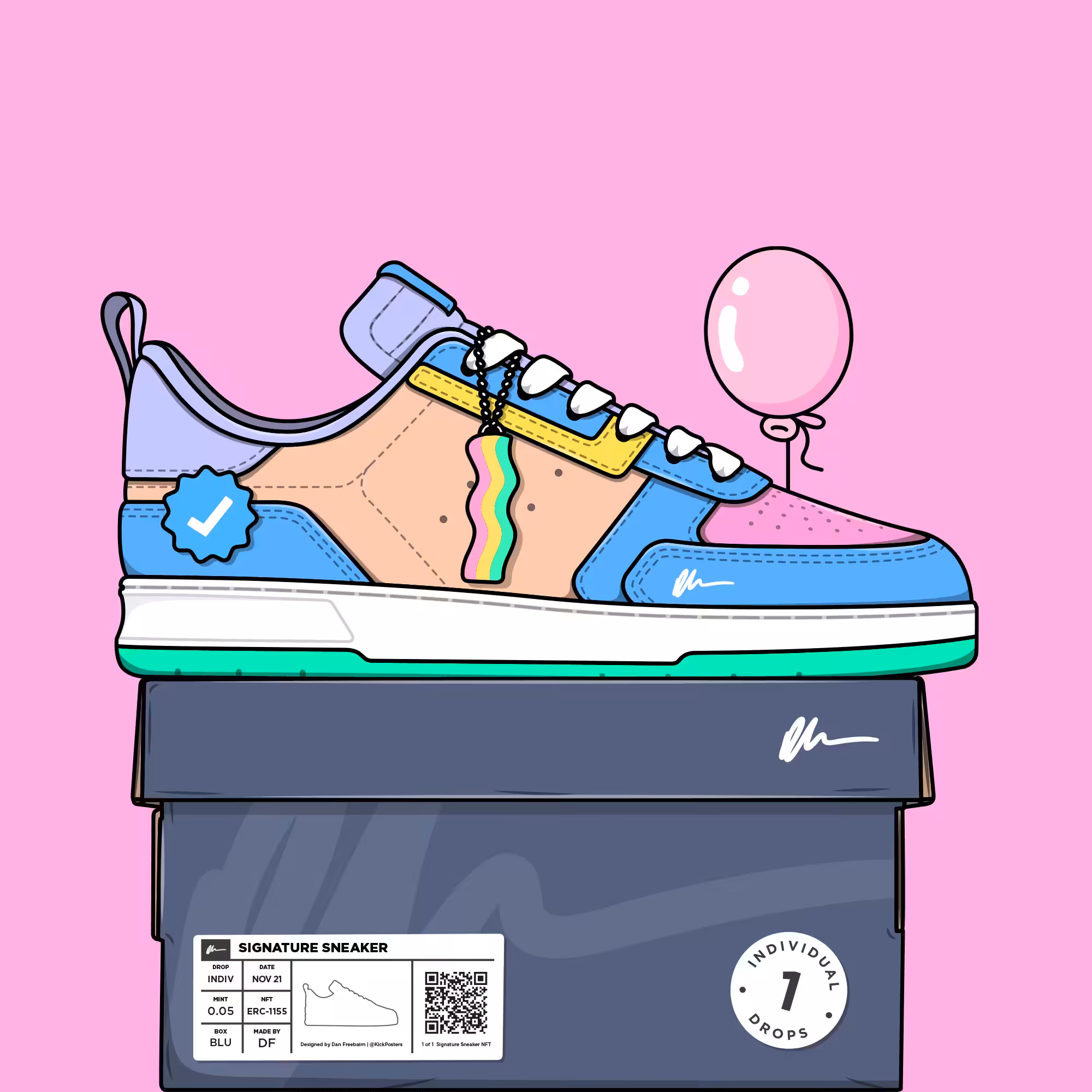 Signature Sneaker 'Doodle' - #051