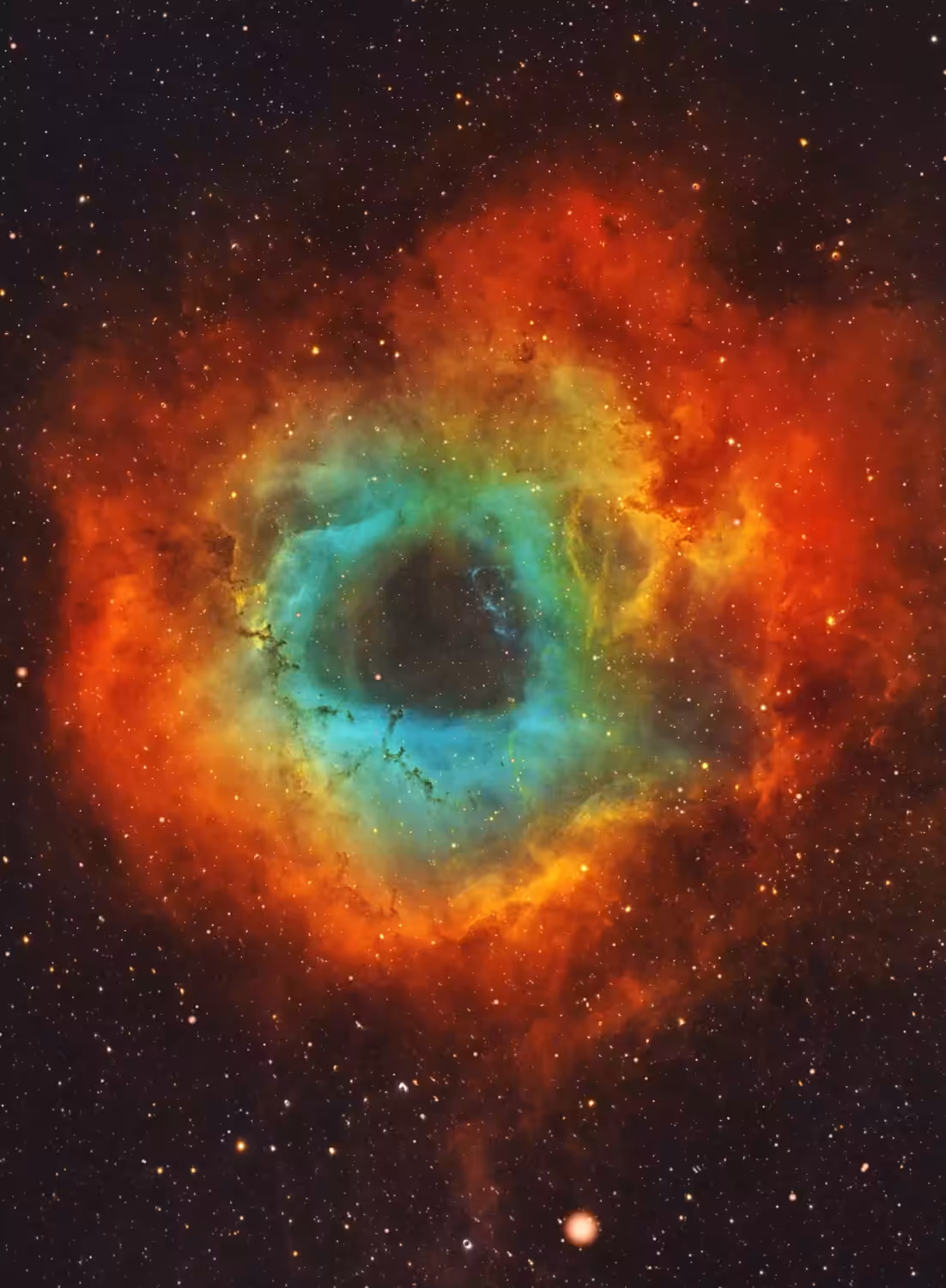 Flying to the Rosette Nebula