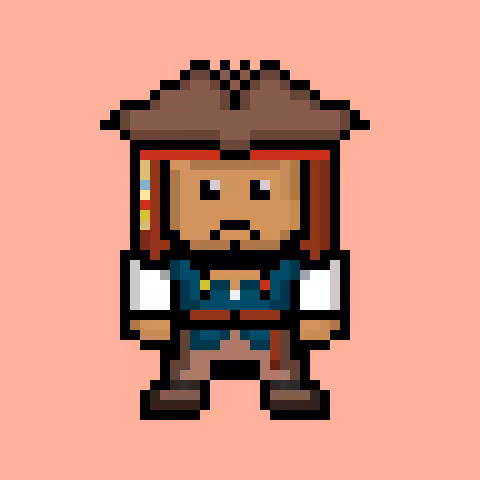 Jack Sparrow - Pirates of the Caribbean #023