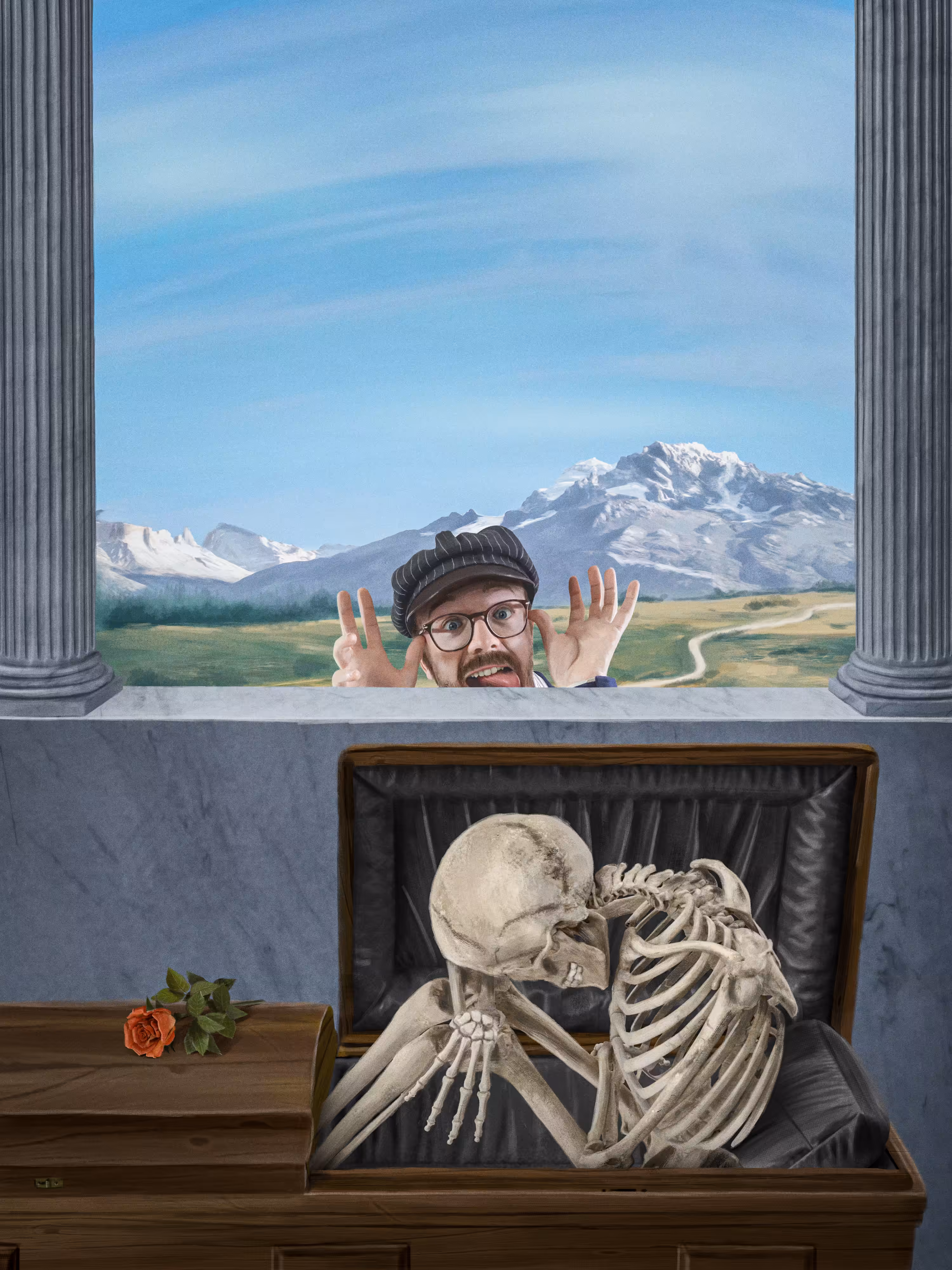 Laughter insulting death, and vice versa