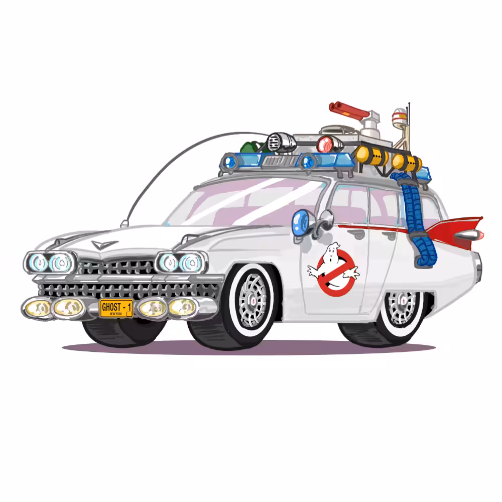 The Ghost Catcher Squad's Car