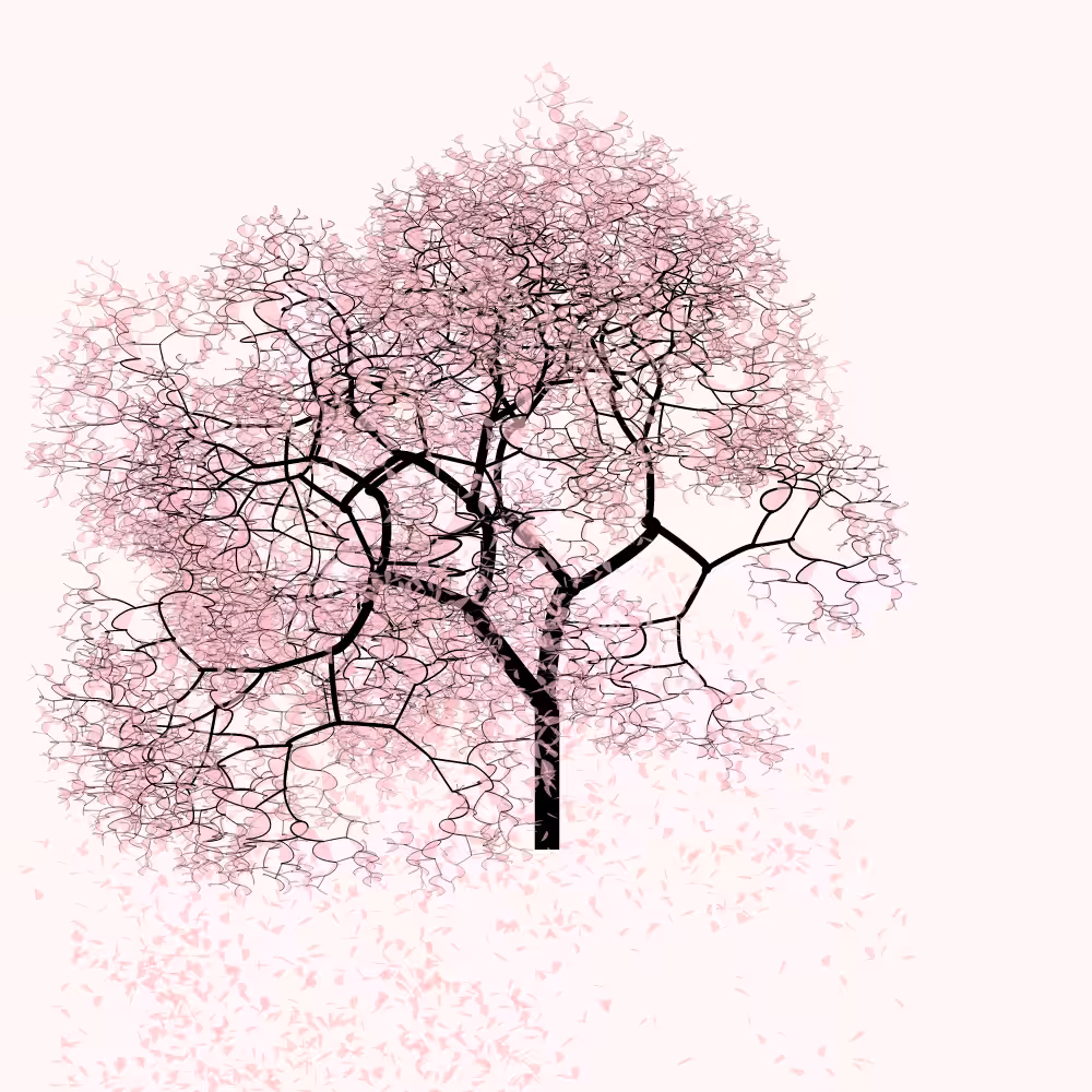 Bézier Bloom #15