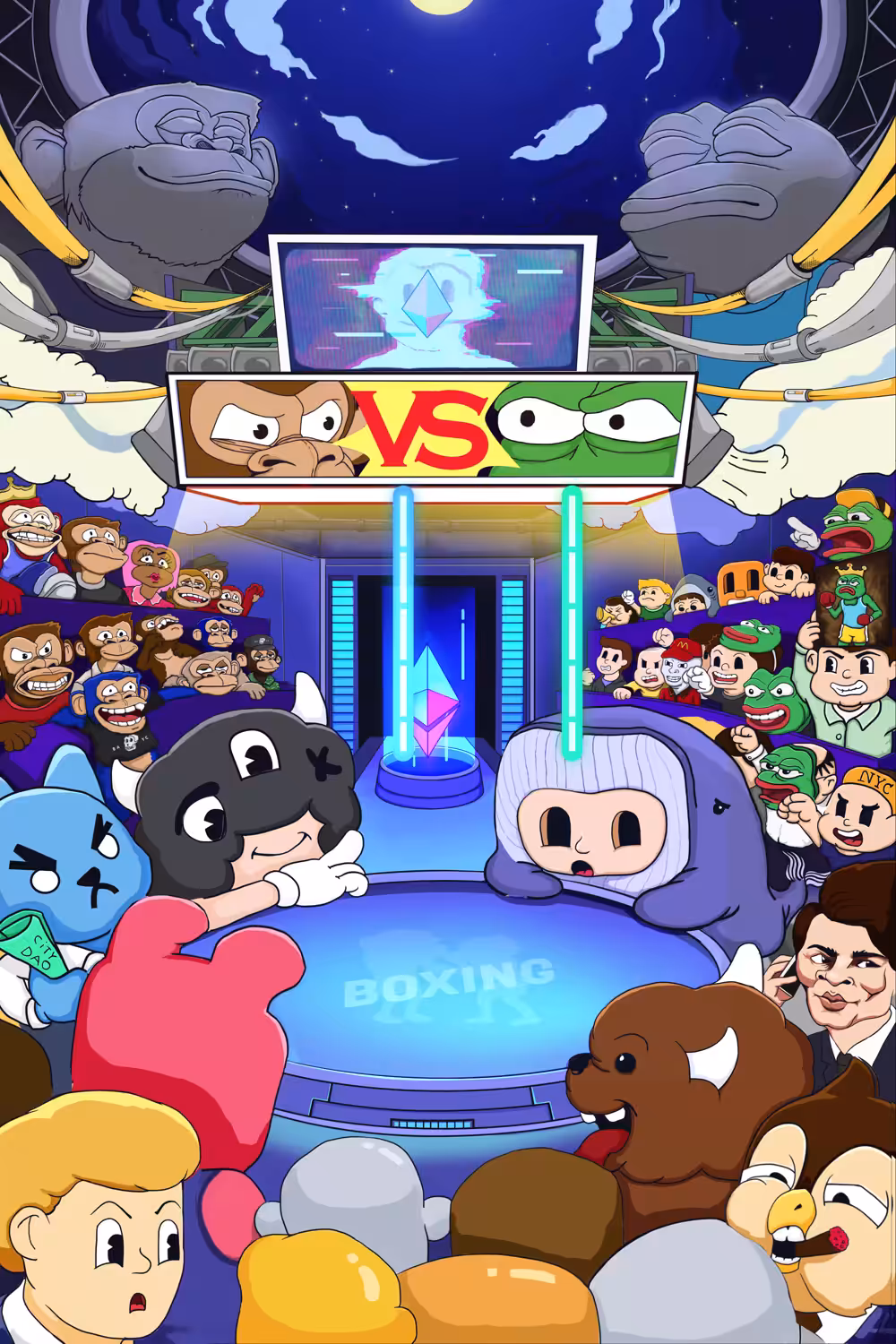 fighting - 🐵🥊🐸
