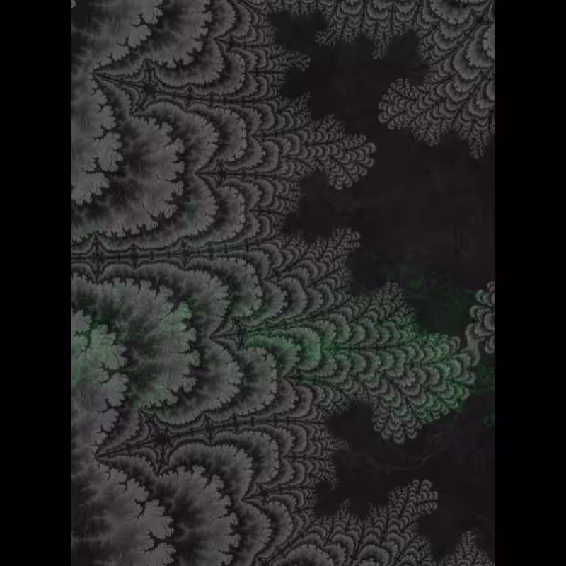 monochrome nebular fractal #11