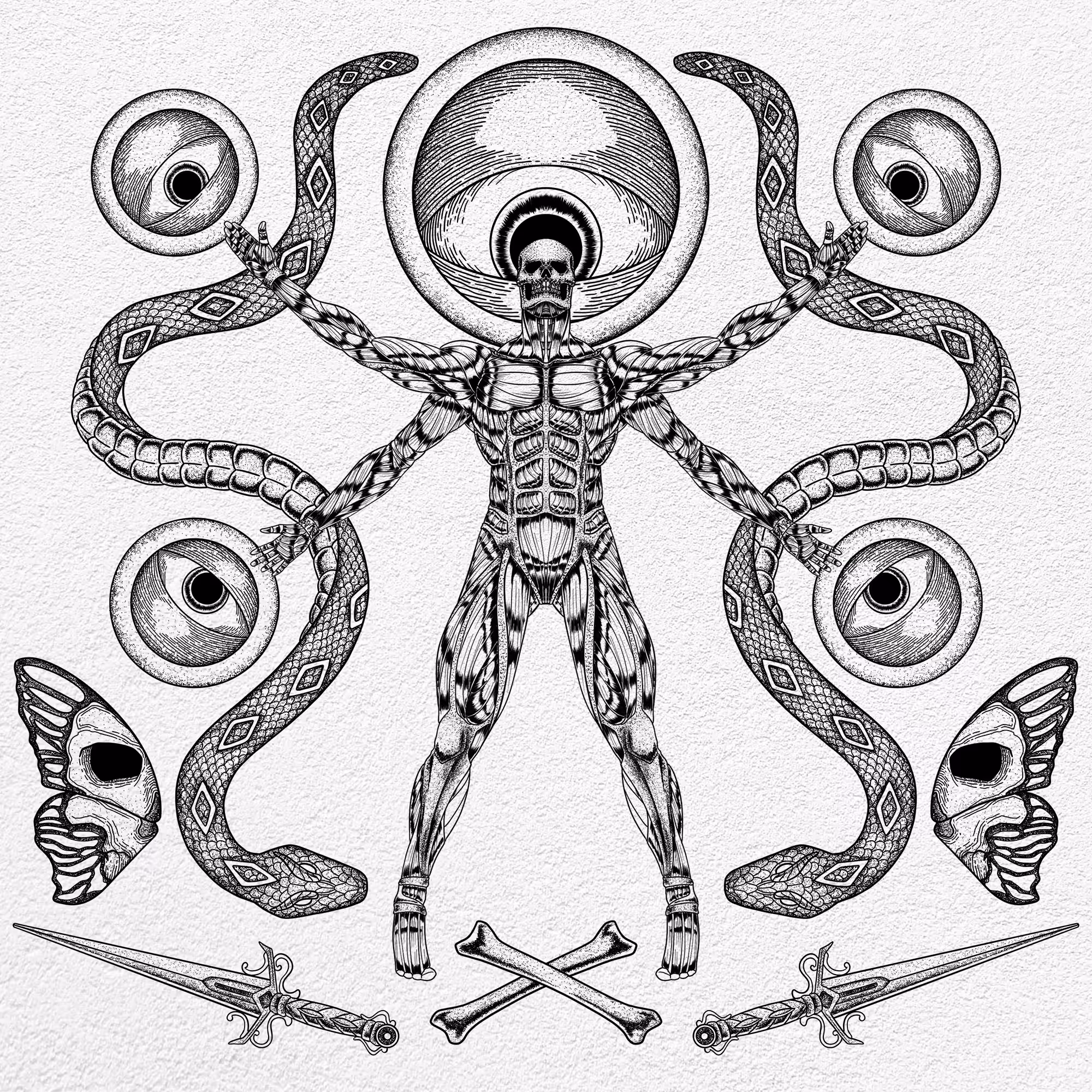 Pancha Line Art