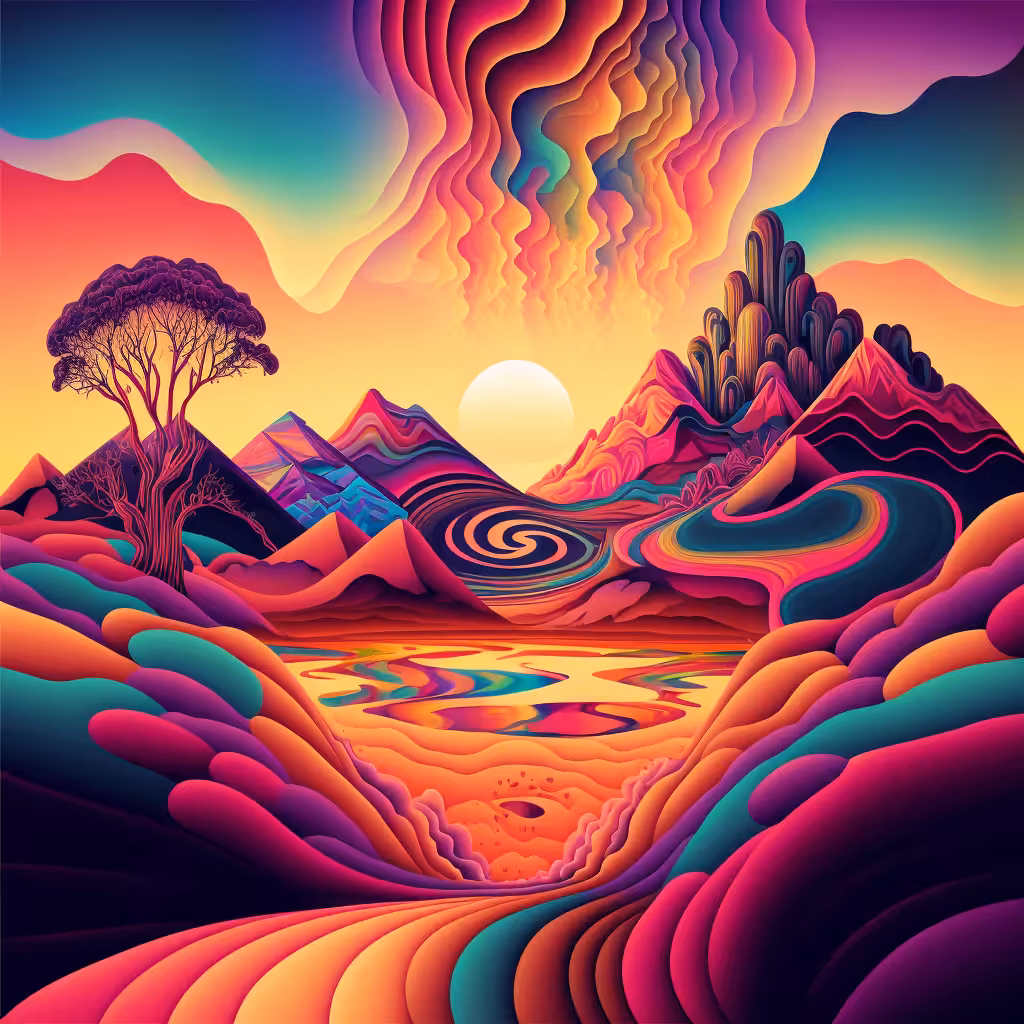 Psychedelic Landscape #42