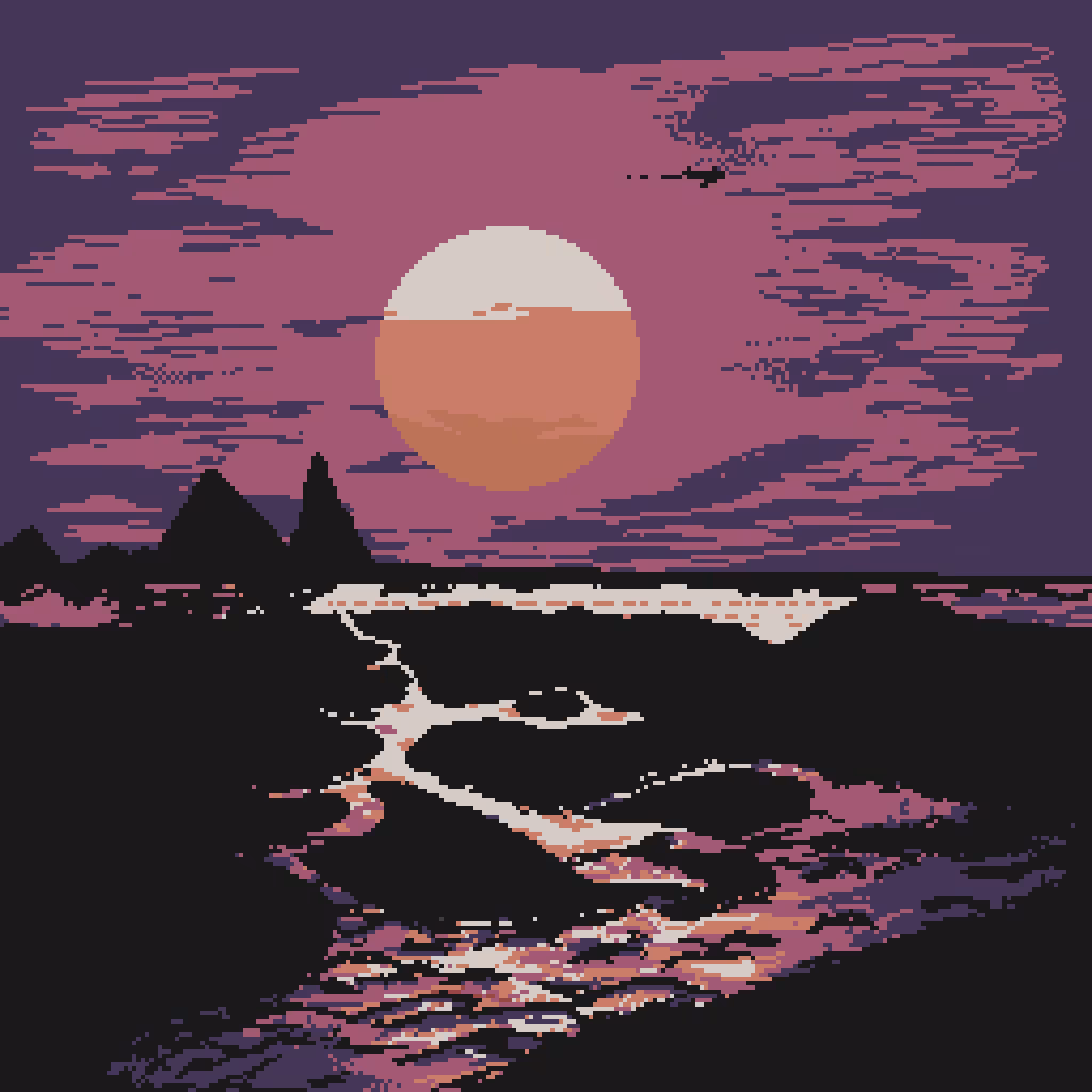Pixel Sunset #57