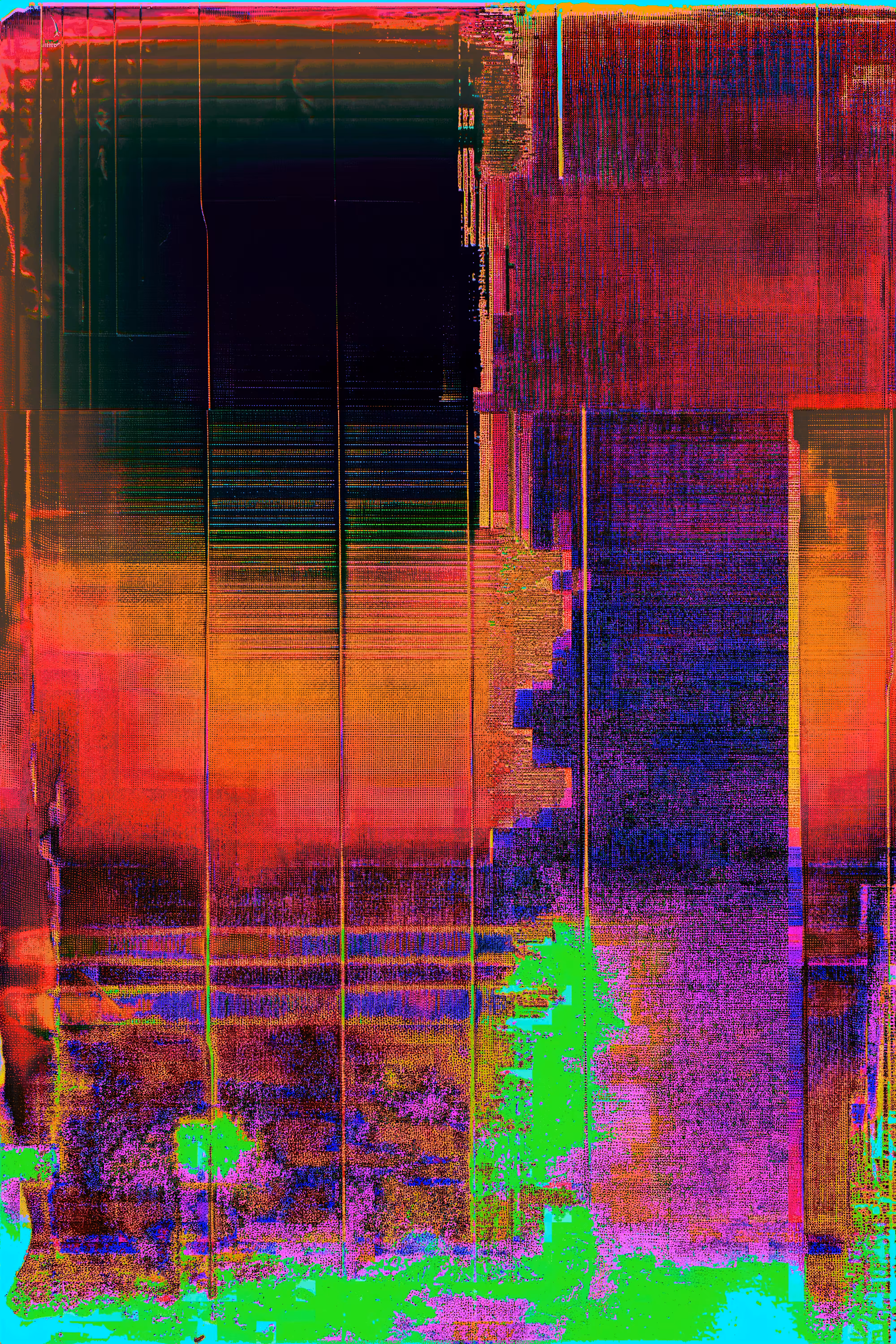 Untitled No. 19 (Crystal Guts and Purple on Grass)