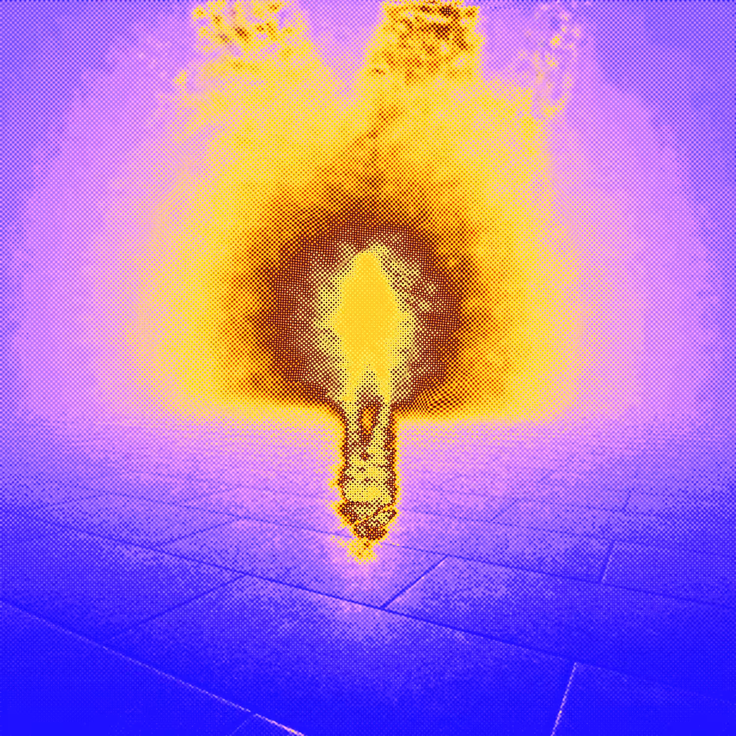 I repress the iridescence of a fire