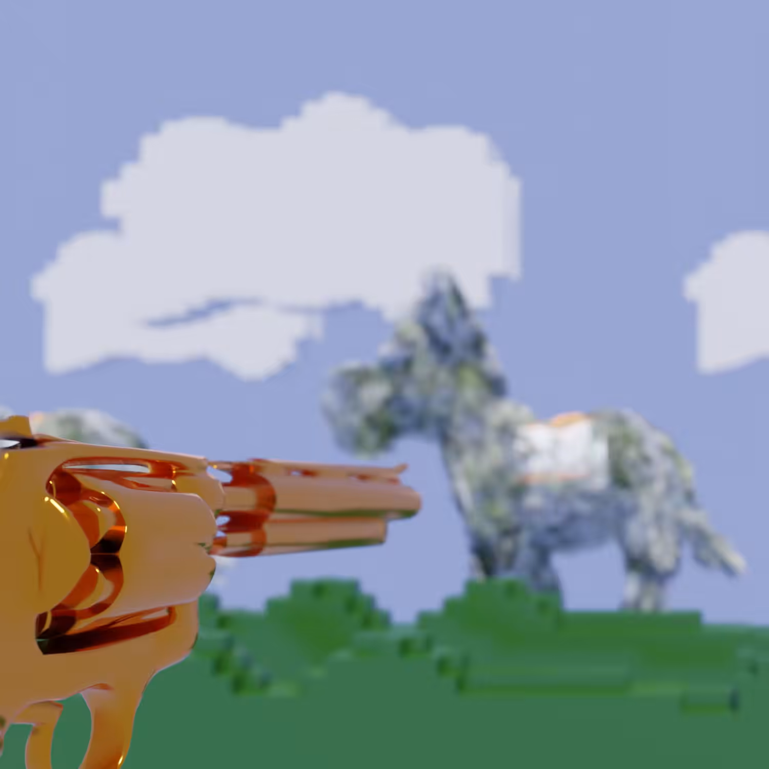 Shoot the donkey