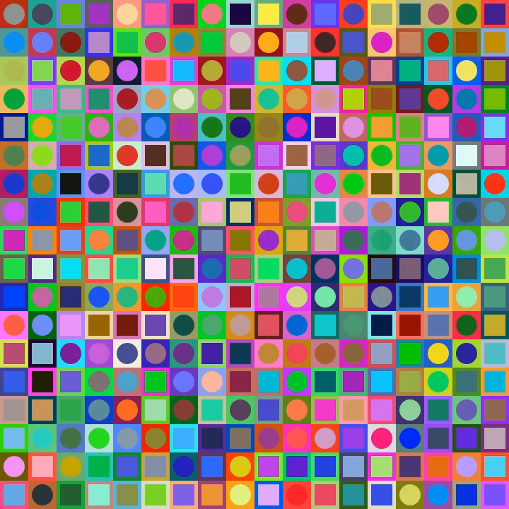 Square Dot Composition #265