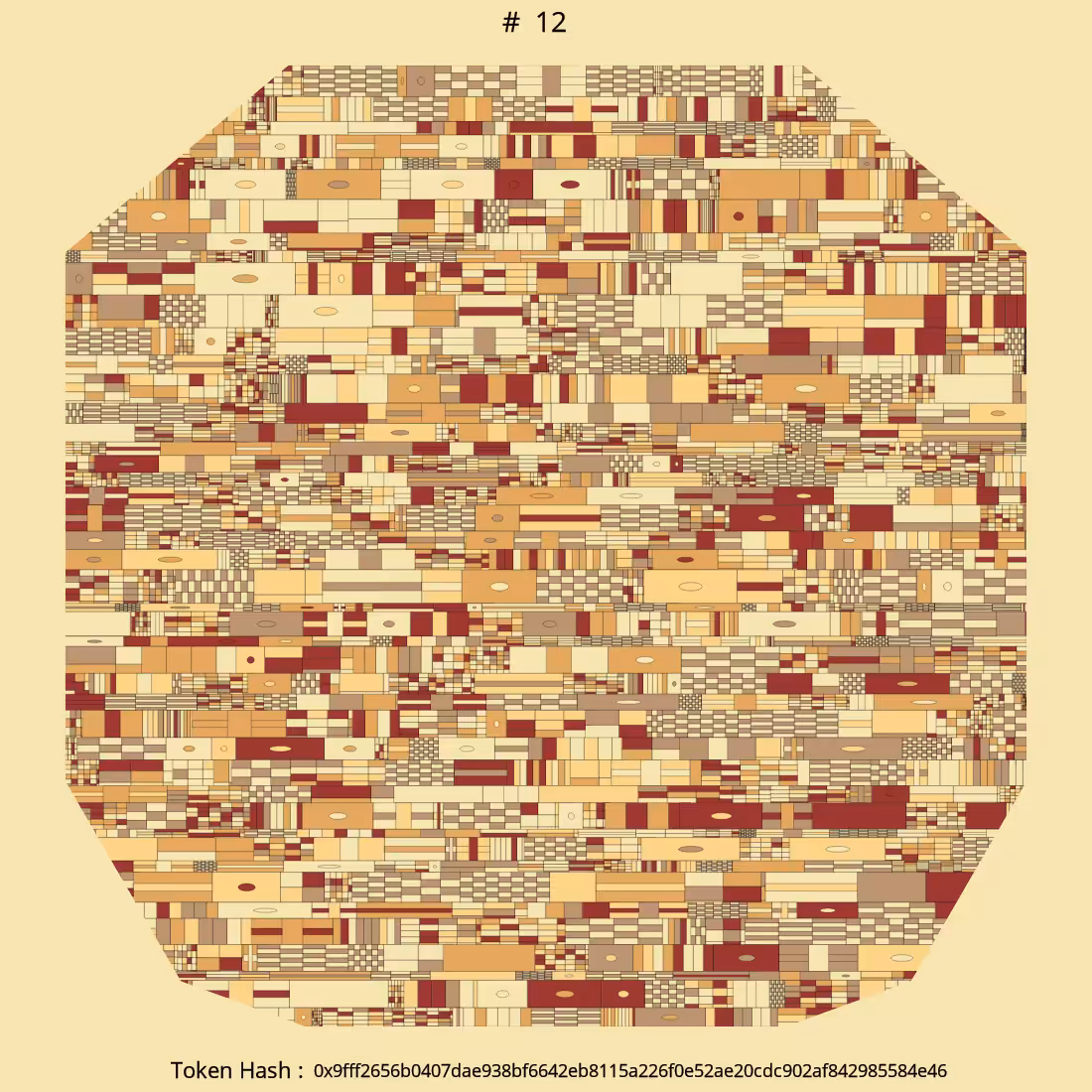 Abstracte Raster:The last piece #12