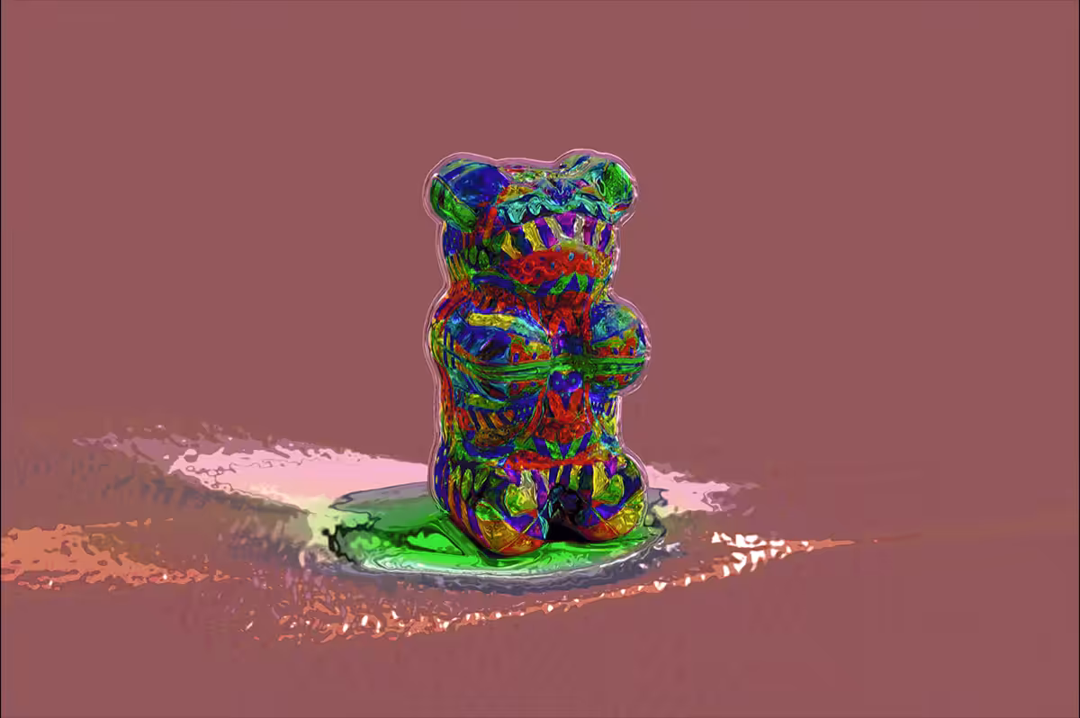 Rare Pacifistic Trip Gummy Bear