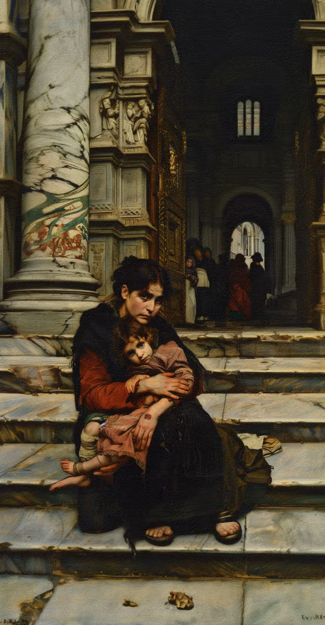 The Weight of the World in Her Arms