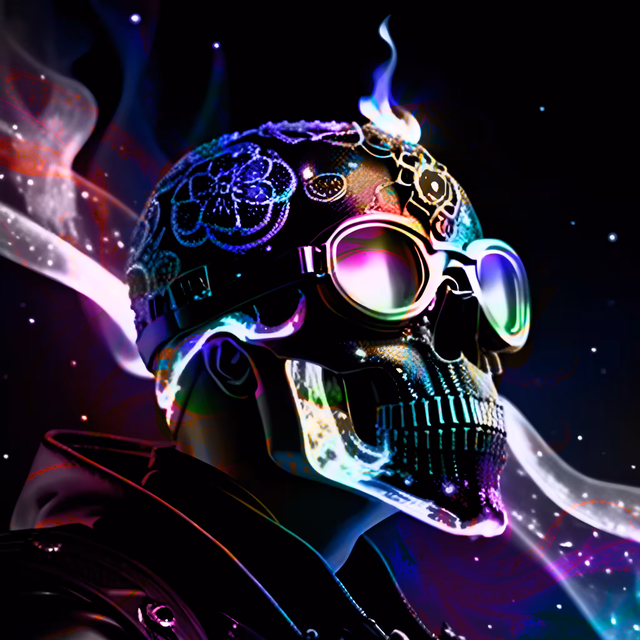 "Skull Symphony #30" 🕯️🌹💎