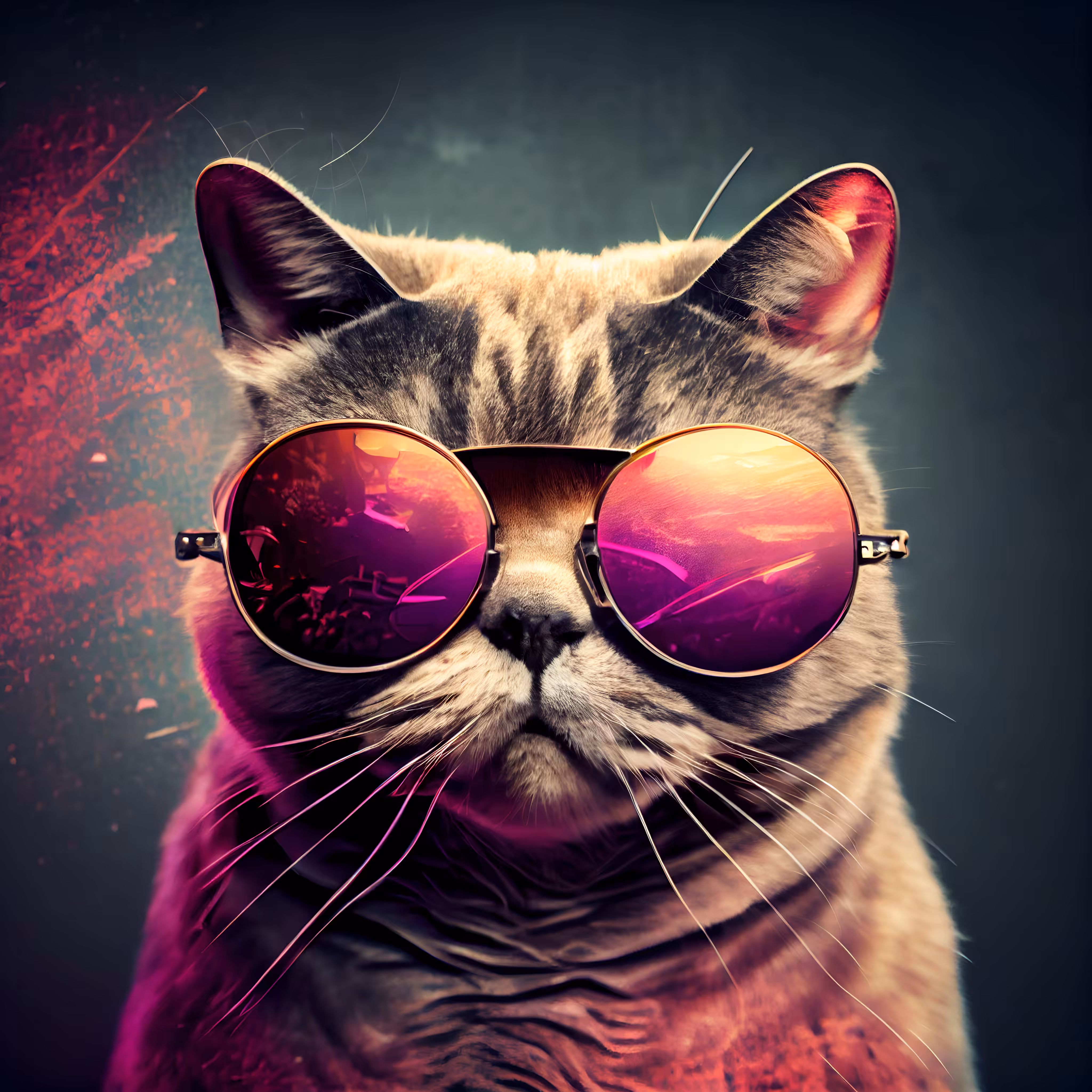 Cat in sunglasses