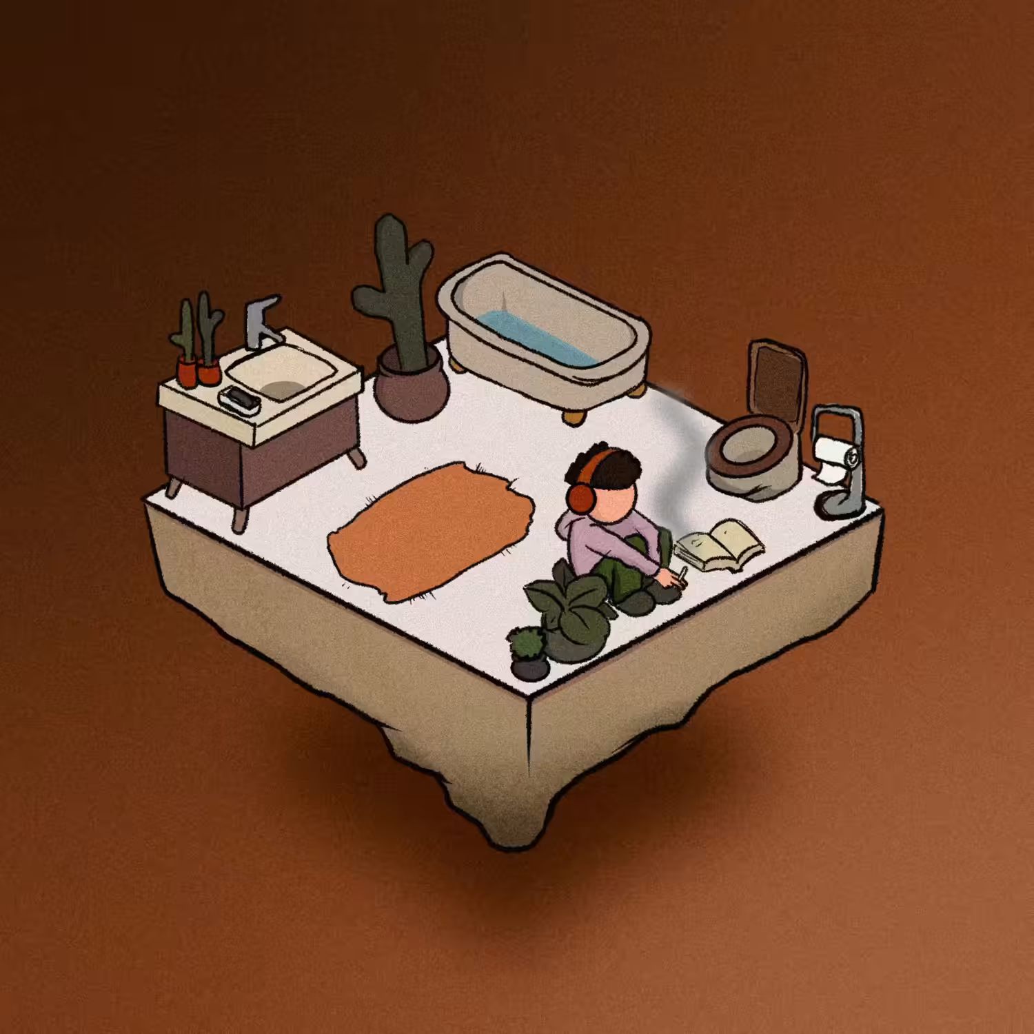 Lofi Rommie #31 ( Sad in the bath )