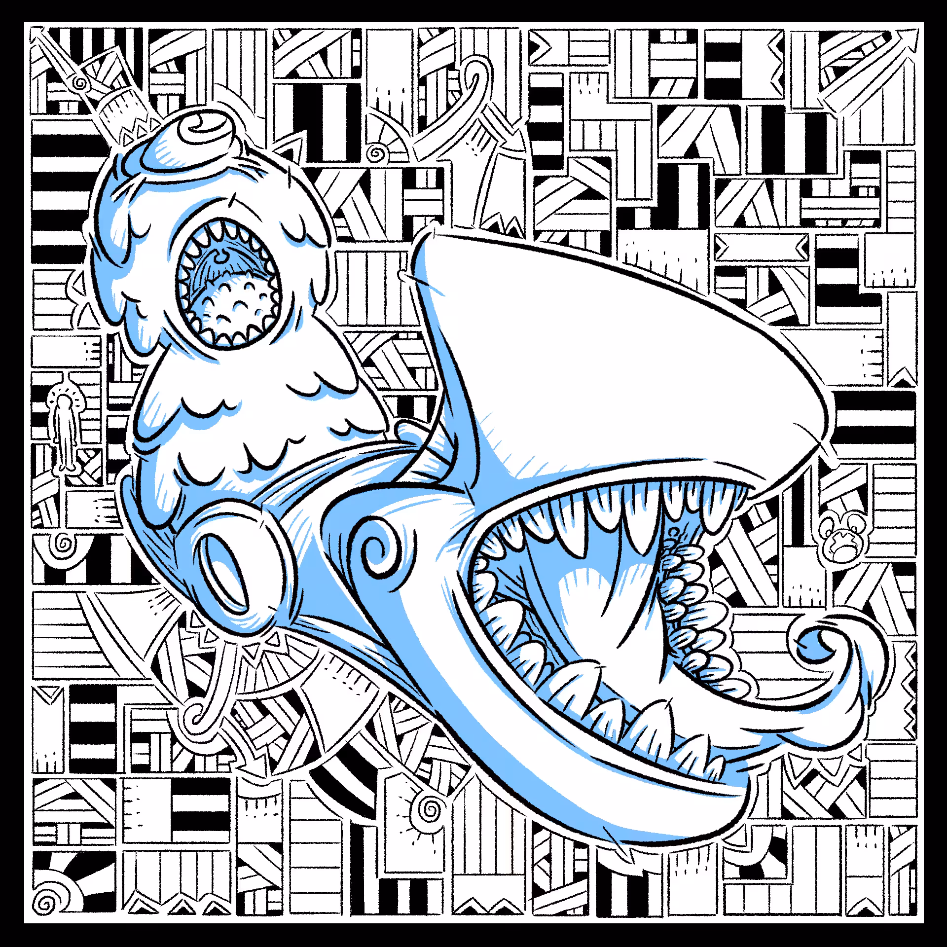 Creature 015 Lineart