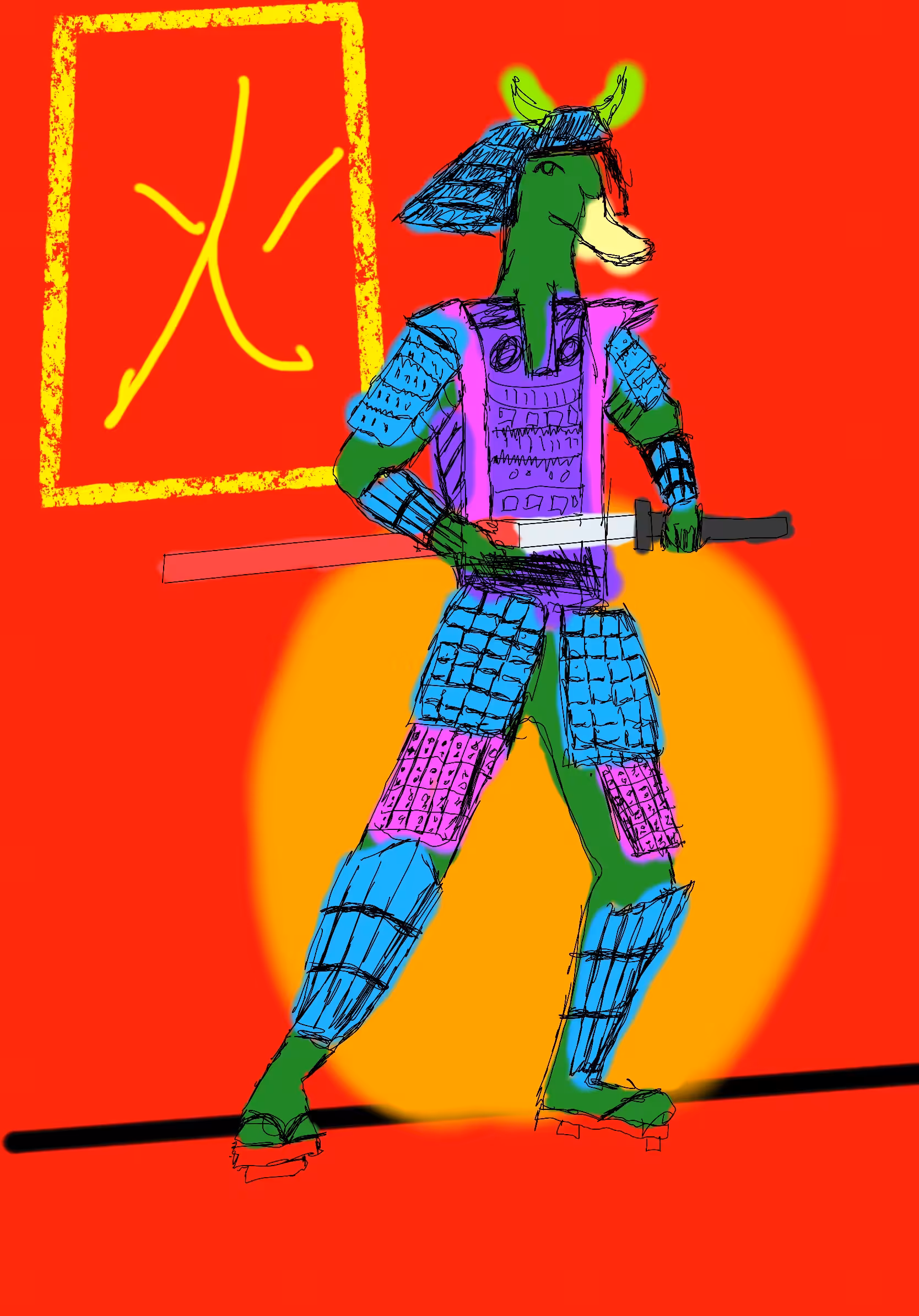 GM! #04 - samurai duck of fire!