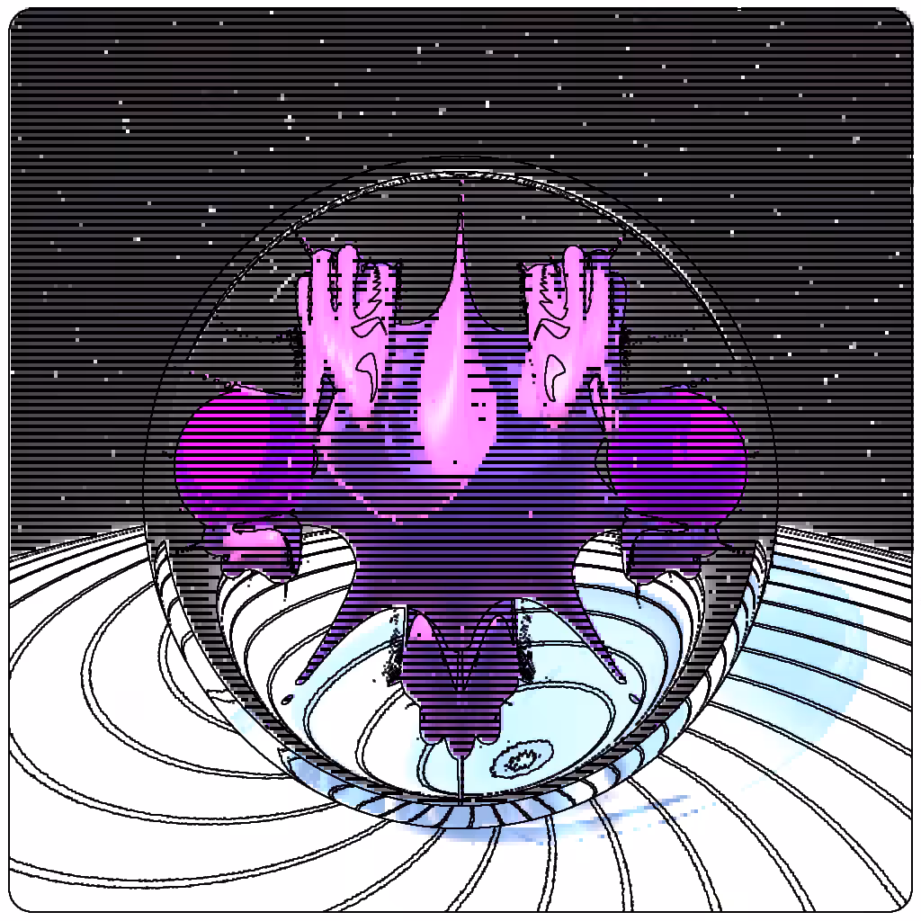 LL21 Mac Plus Fractal-in-a-Globe #10