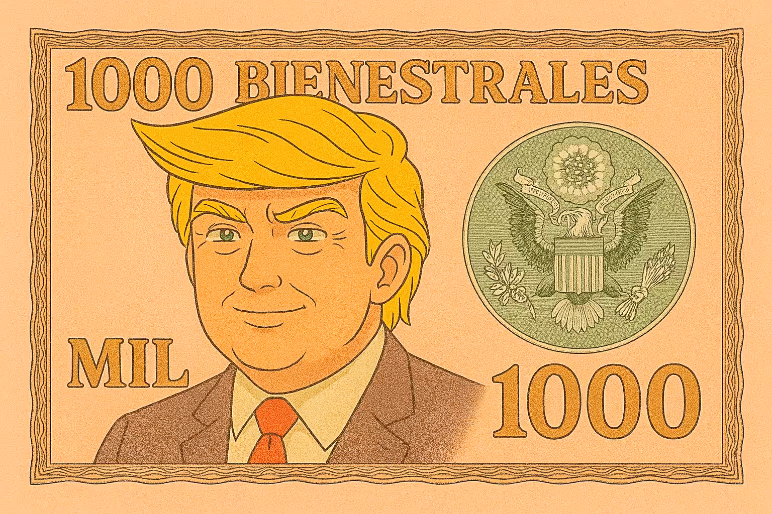 Bienestrales: Mexican Art Money: Bienestrales Mexican Art Money 1000 Pesos