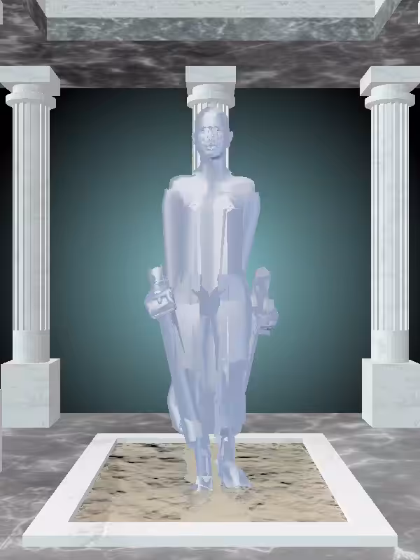 HeavenComputer: The Receding Blue Sky Woman #1316
